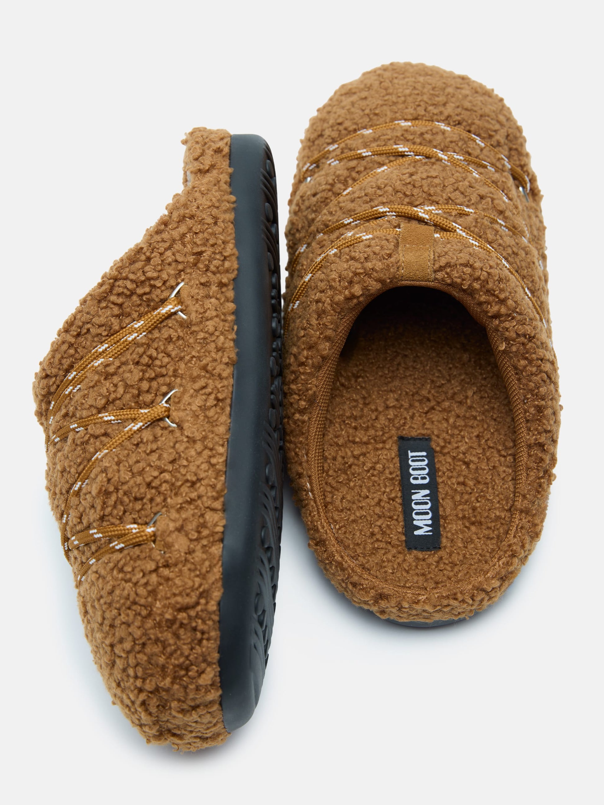 MOON BOOT TEDDY SLIPPER BROWN
