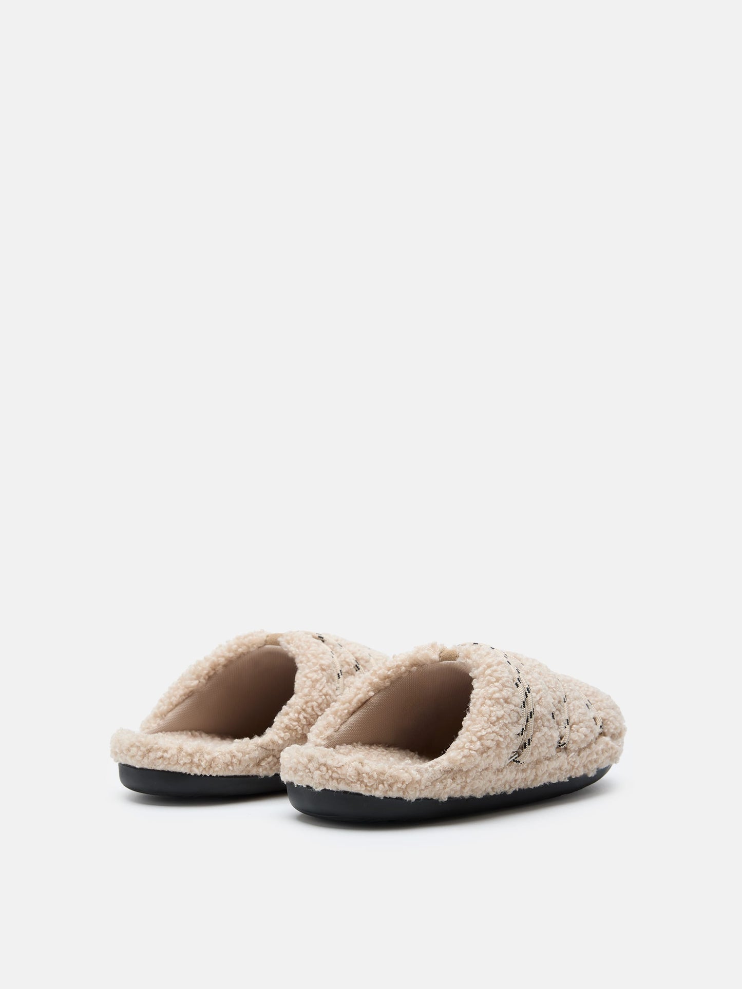 MOON BOOT TEDDY SLIPPER BEIGE