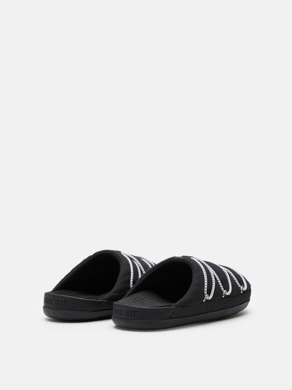 MOON BOOT SOFT SLIPPER BLACK