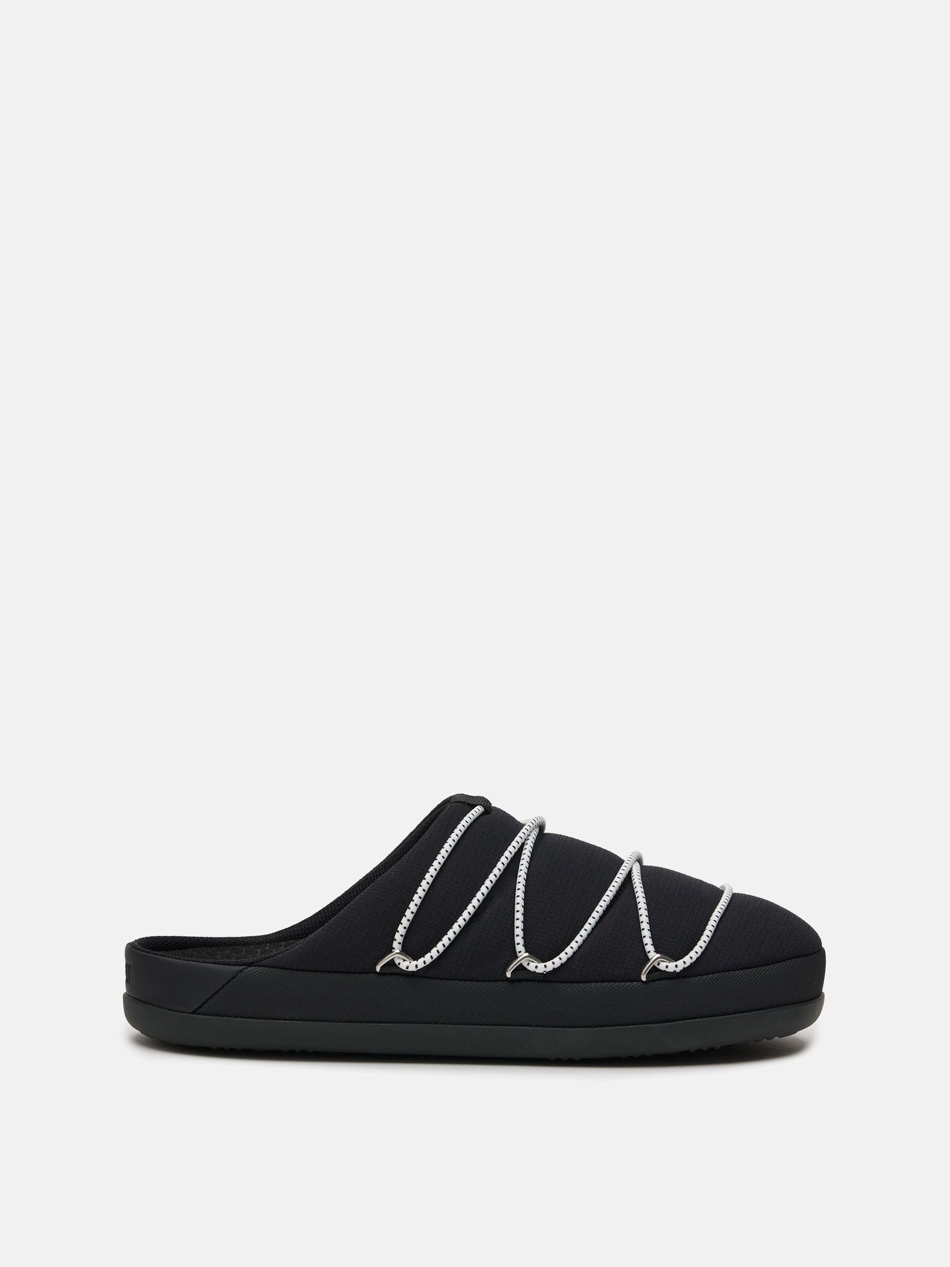 MOON BOOT SOFT SLIPPER BLACK