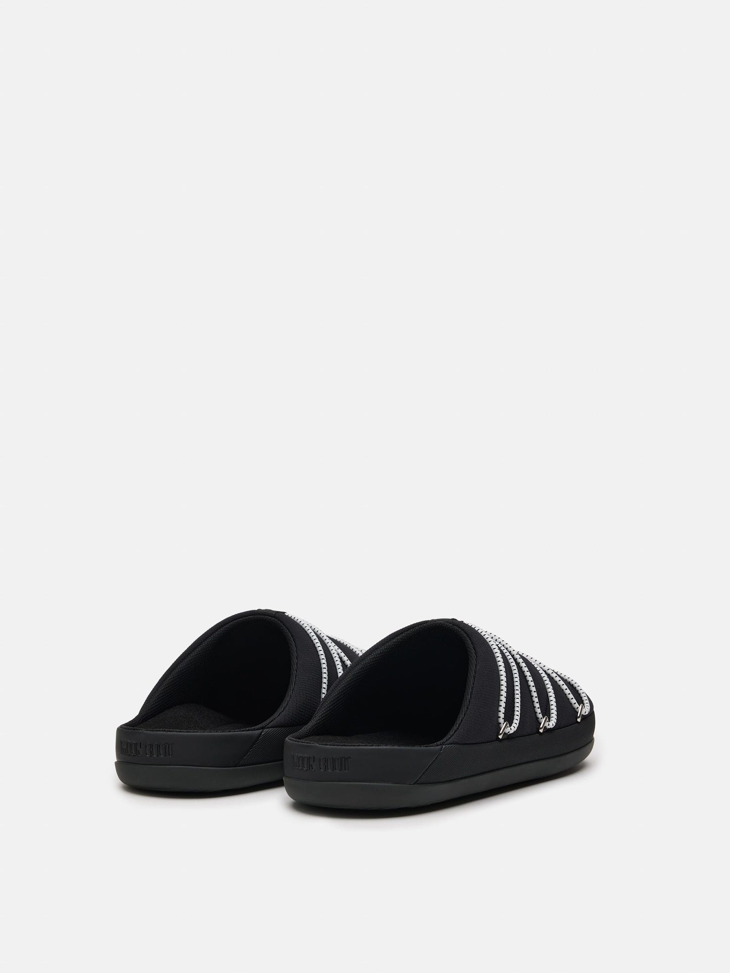 MOON BOOT SOFT SLIPPER BLACK