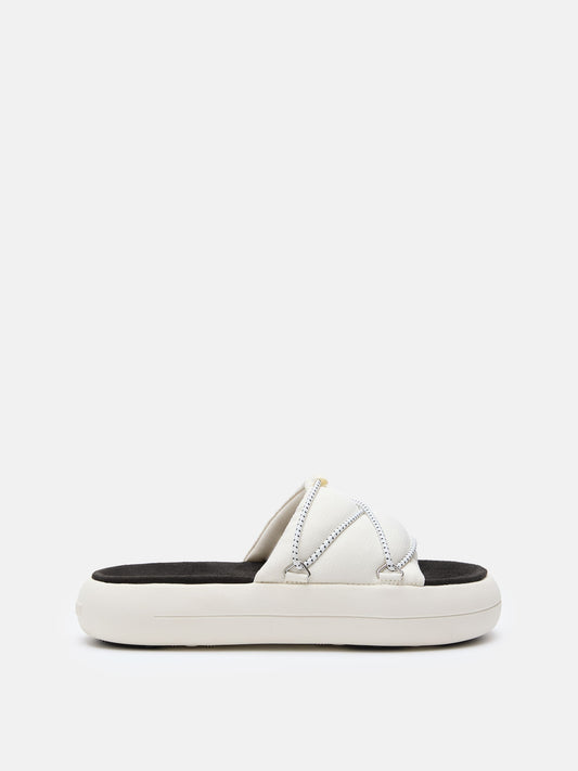MOON BOOT ICON SLIDE WHITE