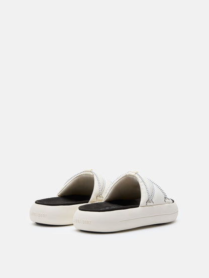 MOON BOOT ICON SLIDE WHITE