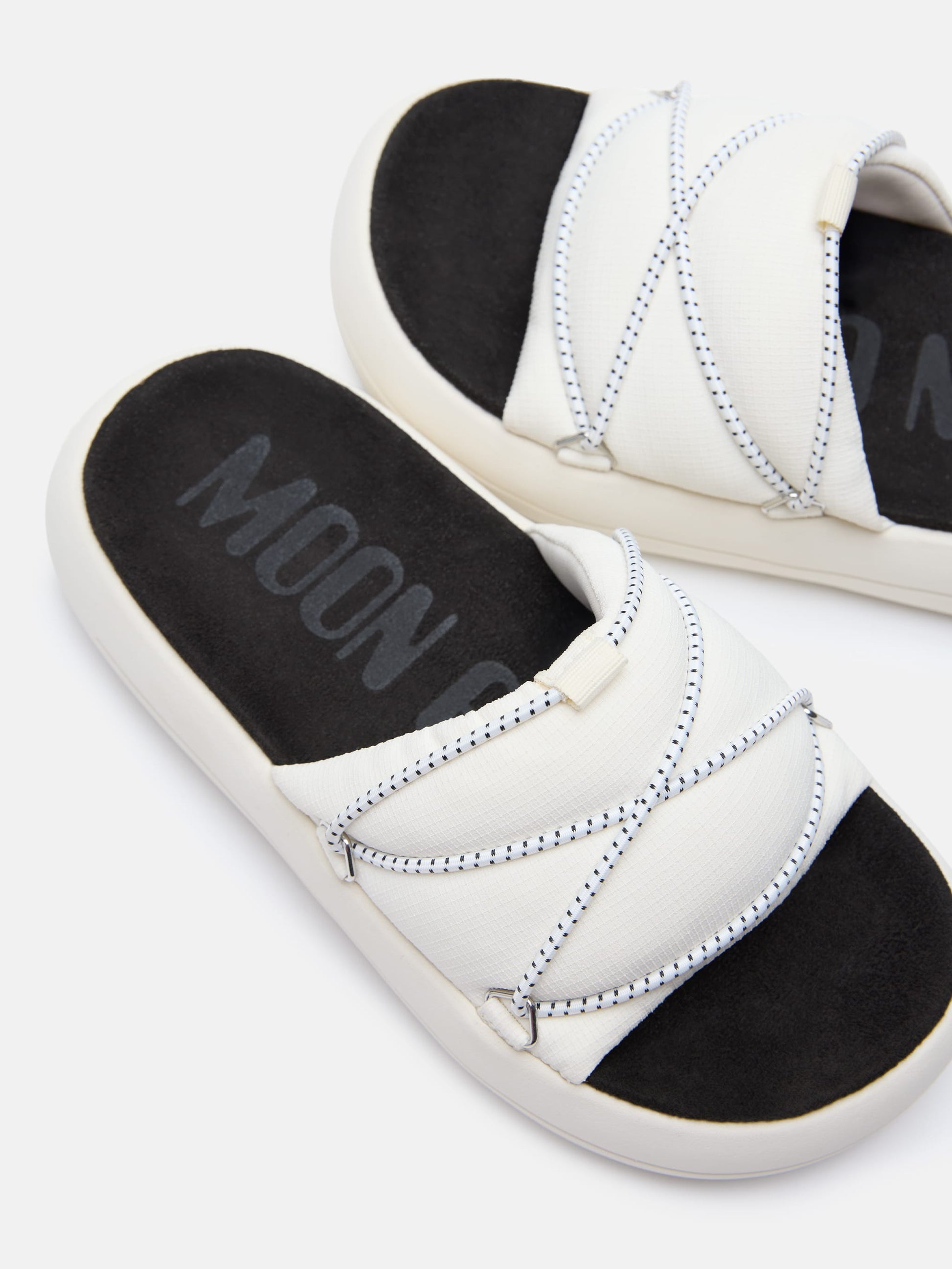 MOON BOOT ICON SLIDE WHITE