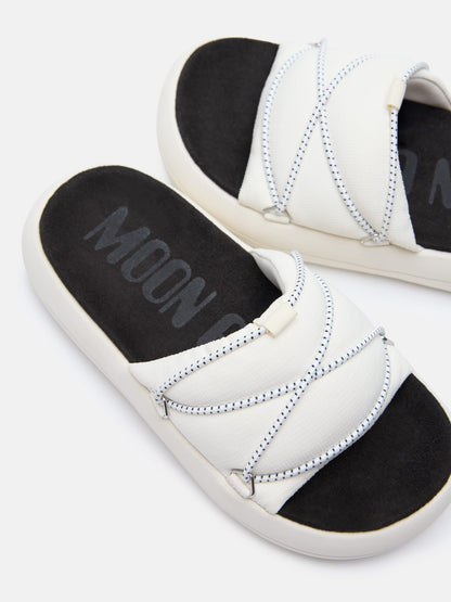 MOON BOOT ICON SLIDE WHITE