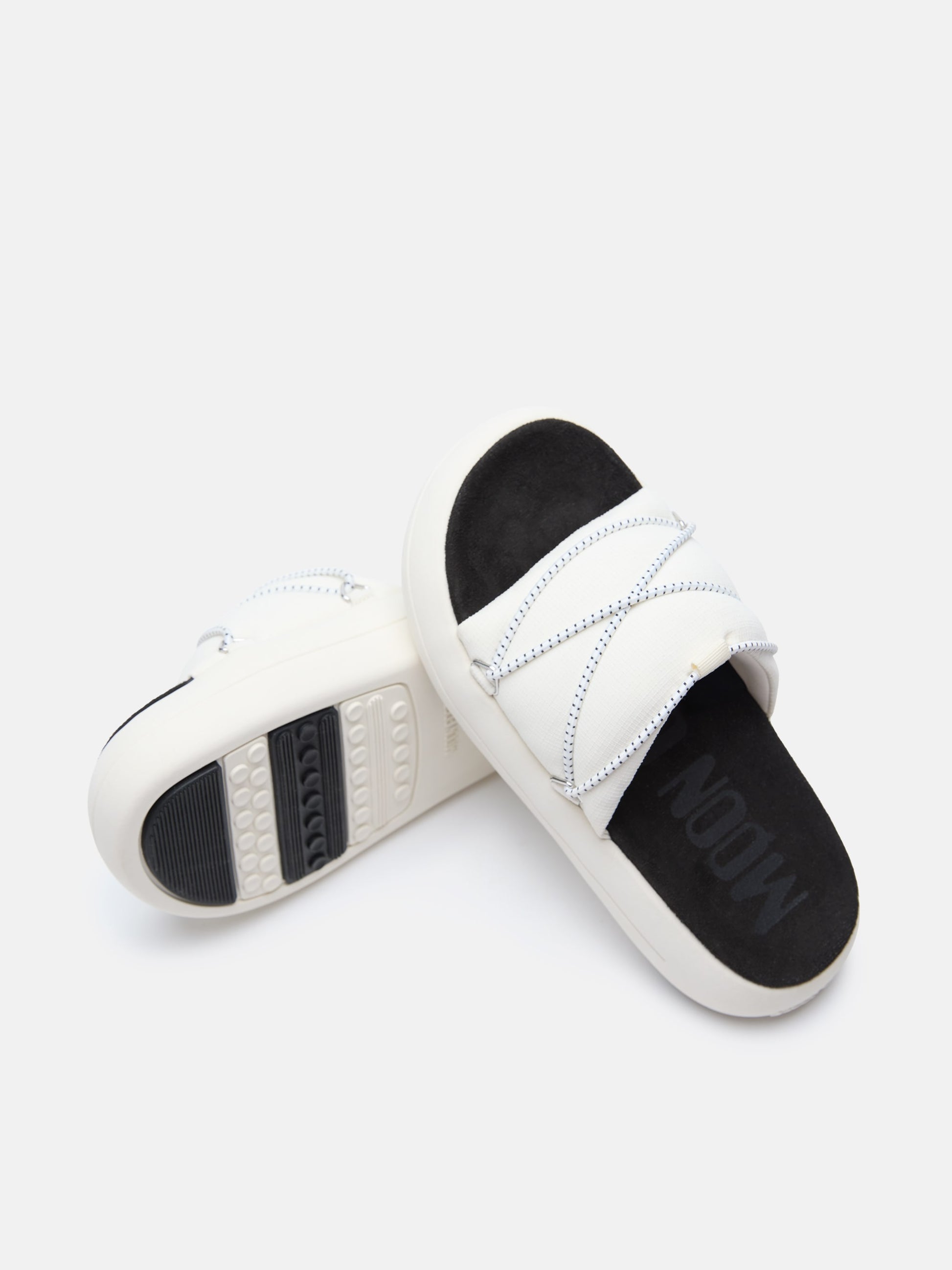 MOON BOOT ICON SLIDE WHITE