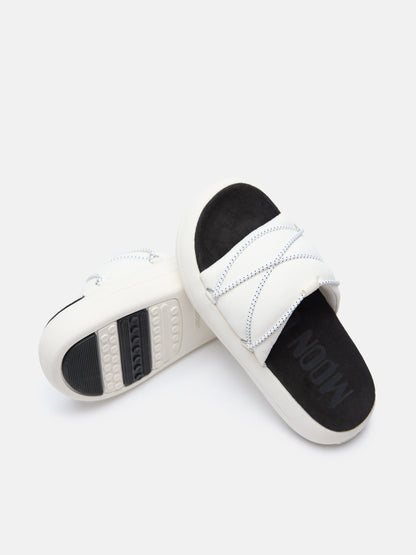 MOON BOOT ICON SLIDE WHITE