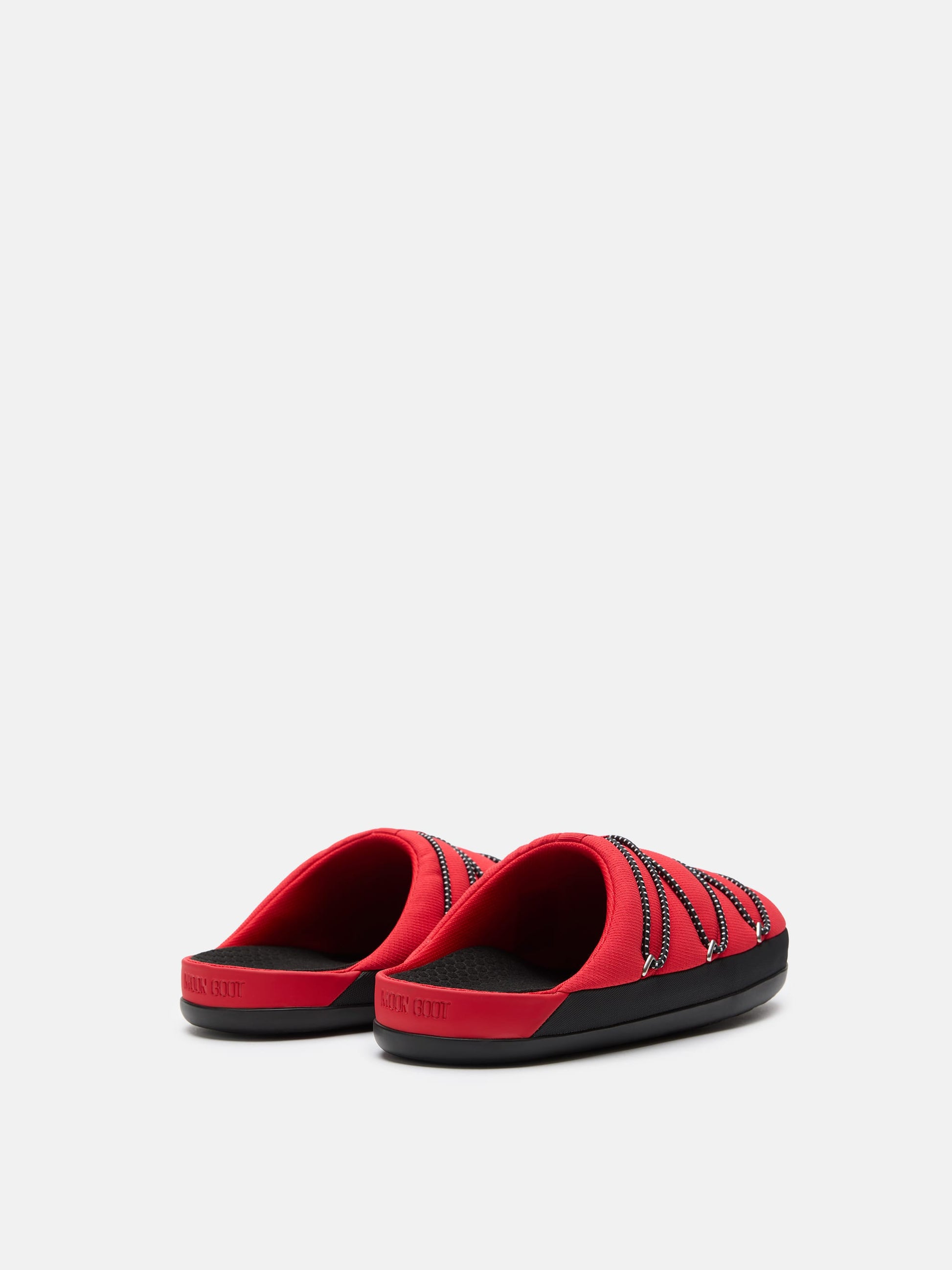 MOON BOOT SOFT SLIPPER RED