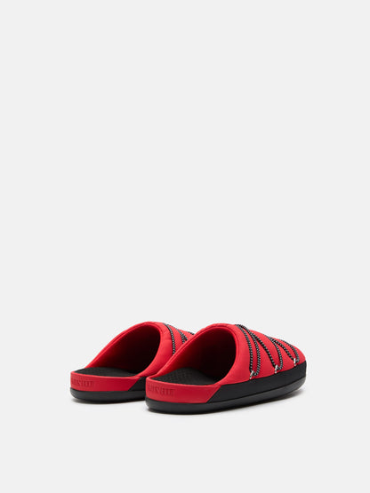 MOON BOOT SOFT SLIPPER RED
