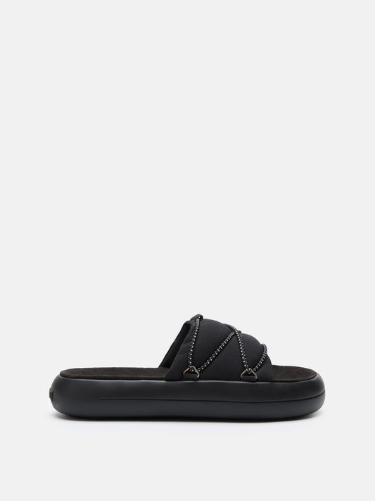 MOON BOOT ICON SLIDE BLACK