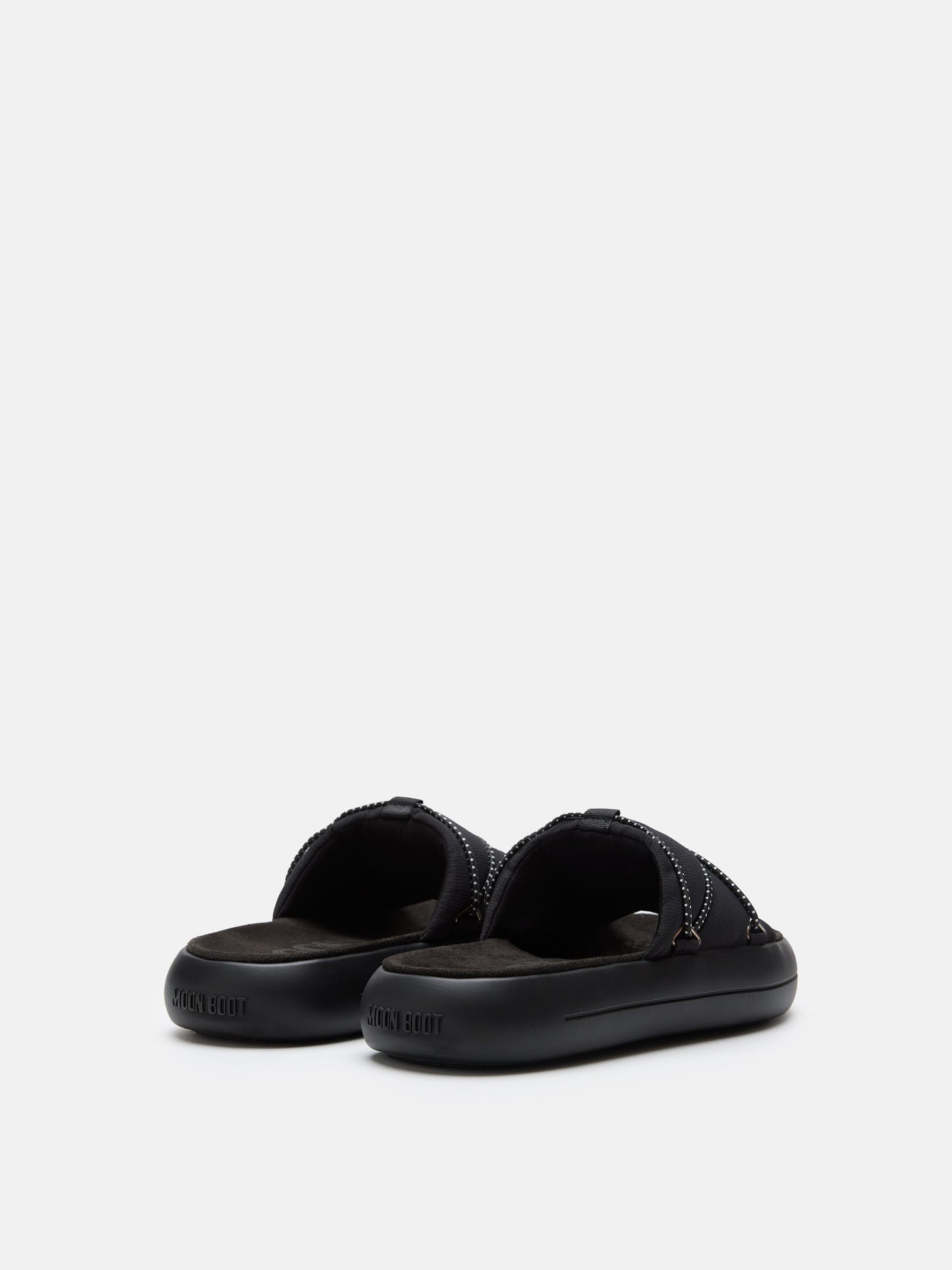 MOON BOOT ICON SLIDE BLACK