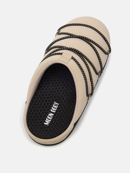 MOON BOOT SOFT SLIPPER BEIGE