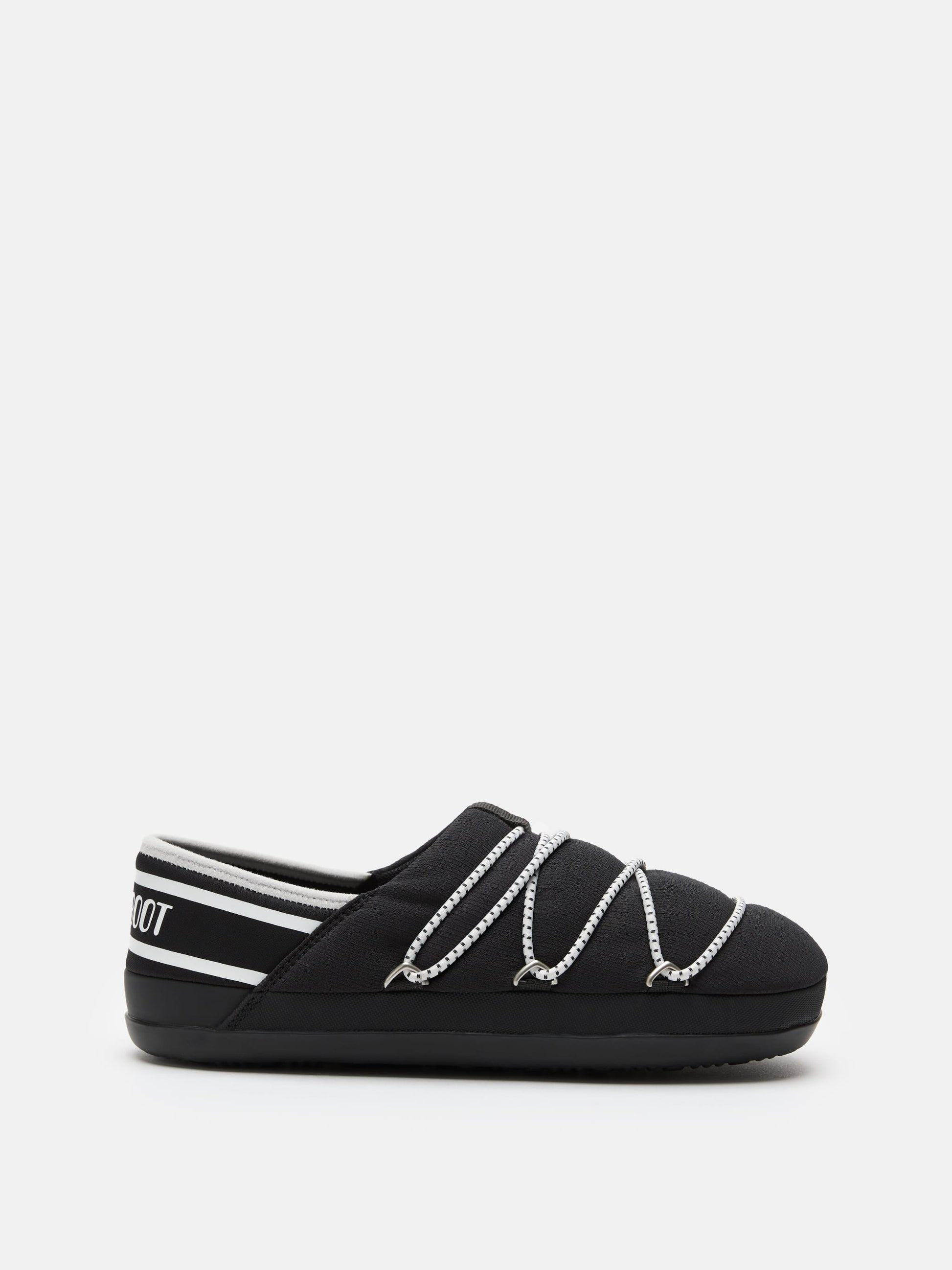 MOON BOOT ICON SLIPPER BLACK