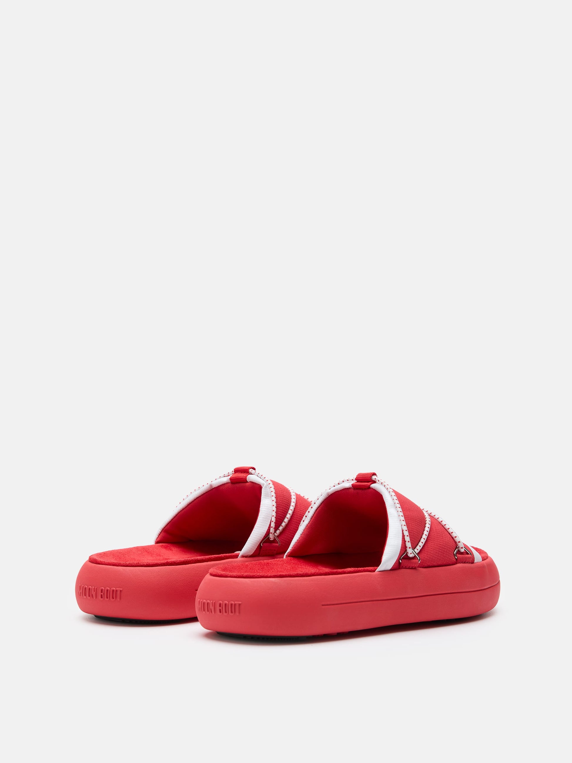 MOON BOOT ICON SLIDE RED