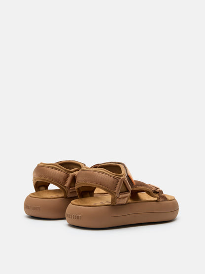 MOON BOOT SUPER SANDAL BROWN
