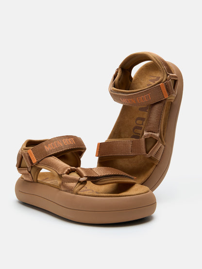 MOON BOOT SUPER SANDAL BROWN