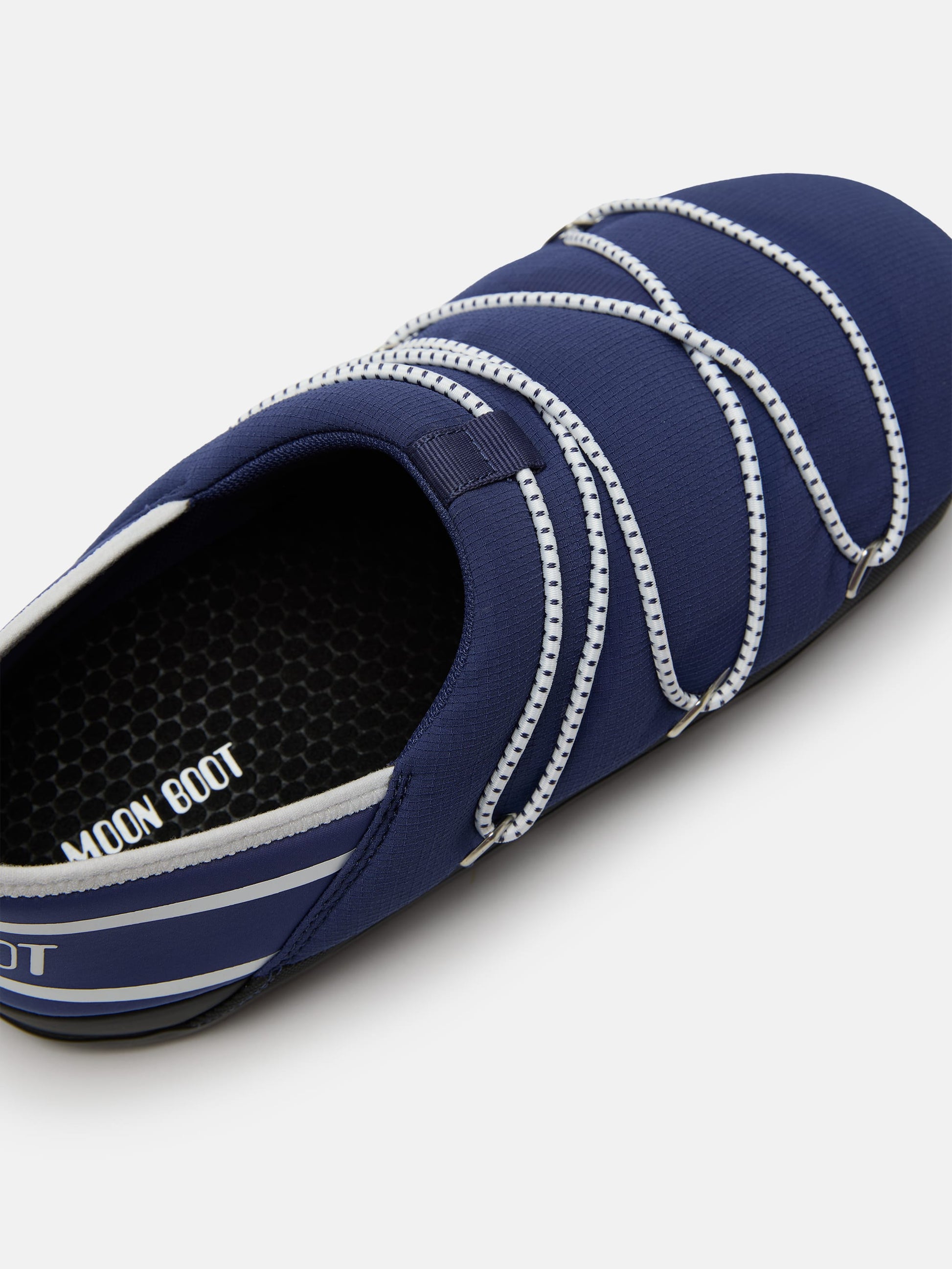 MOON BOOT ICON SLIPPER BLUE