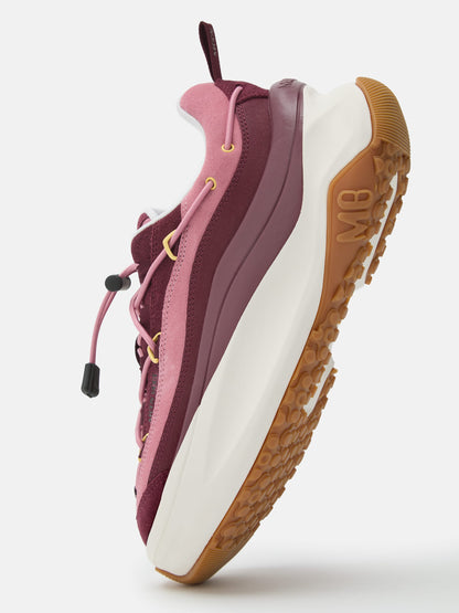 MOON BOOT MOON247 XLACE BURGUNDY & PINK SNEAKERS
