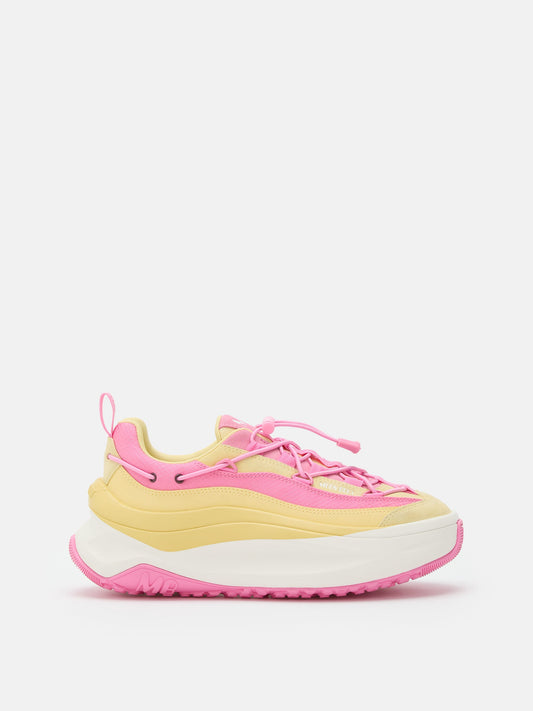 MOON BOOT MOON247 XLACE YELLOW & PINK SNEAKERS