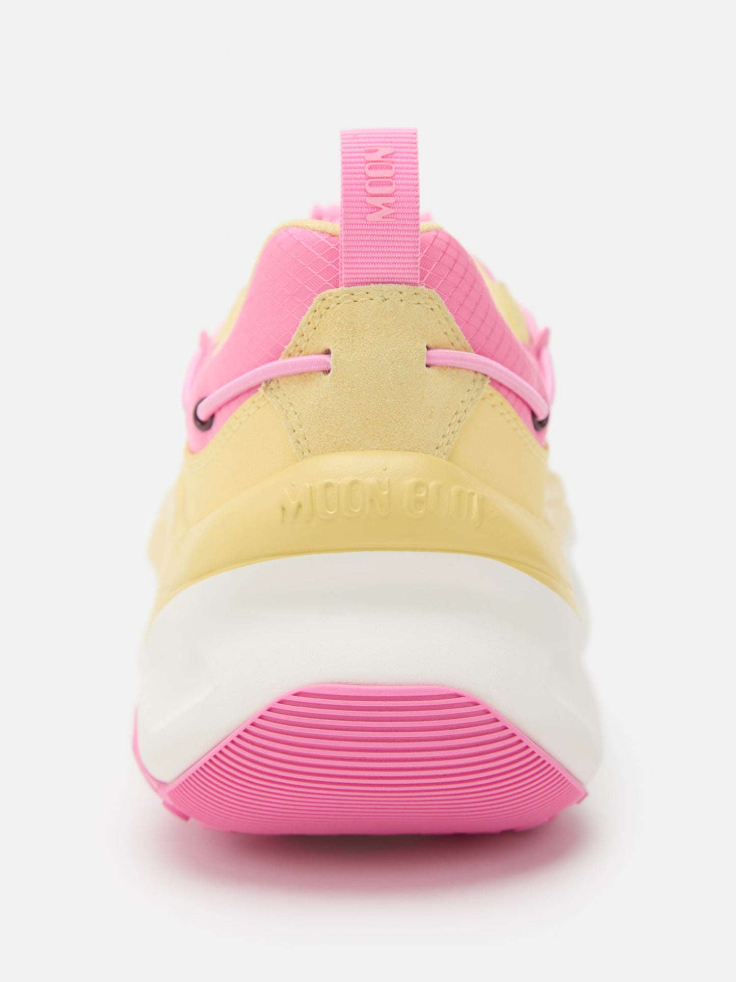 MOON BOOT MOON247 XLACE YELLOW & PINK SNEAKERS