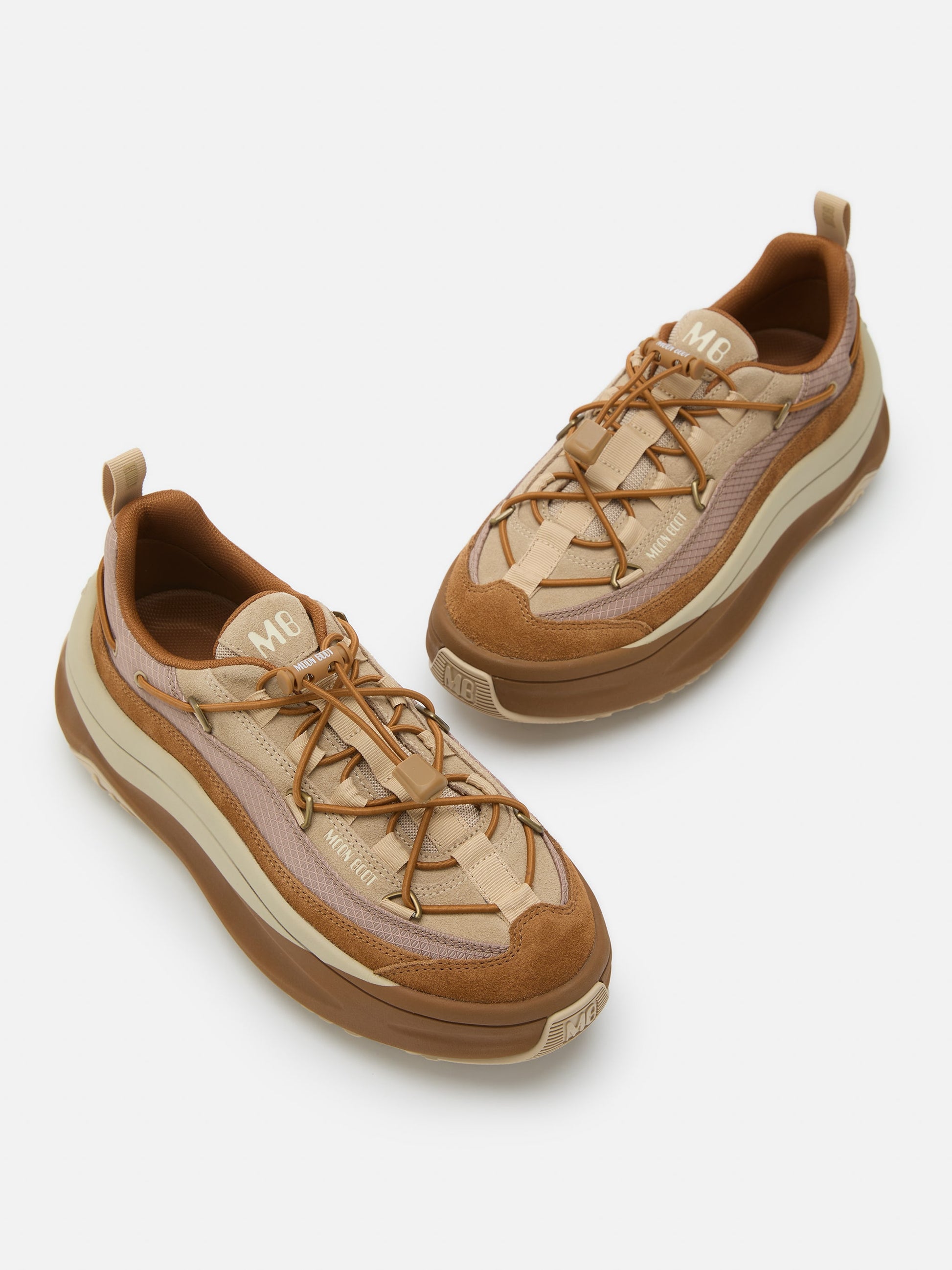 MOON BOOT MOON247 XLACE BROWN SNEAKERS