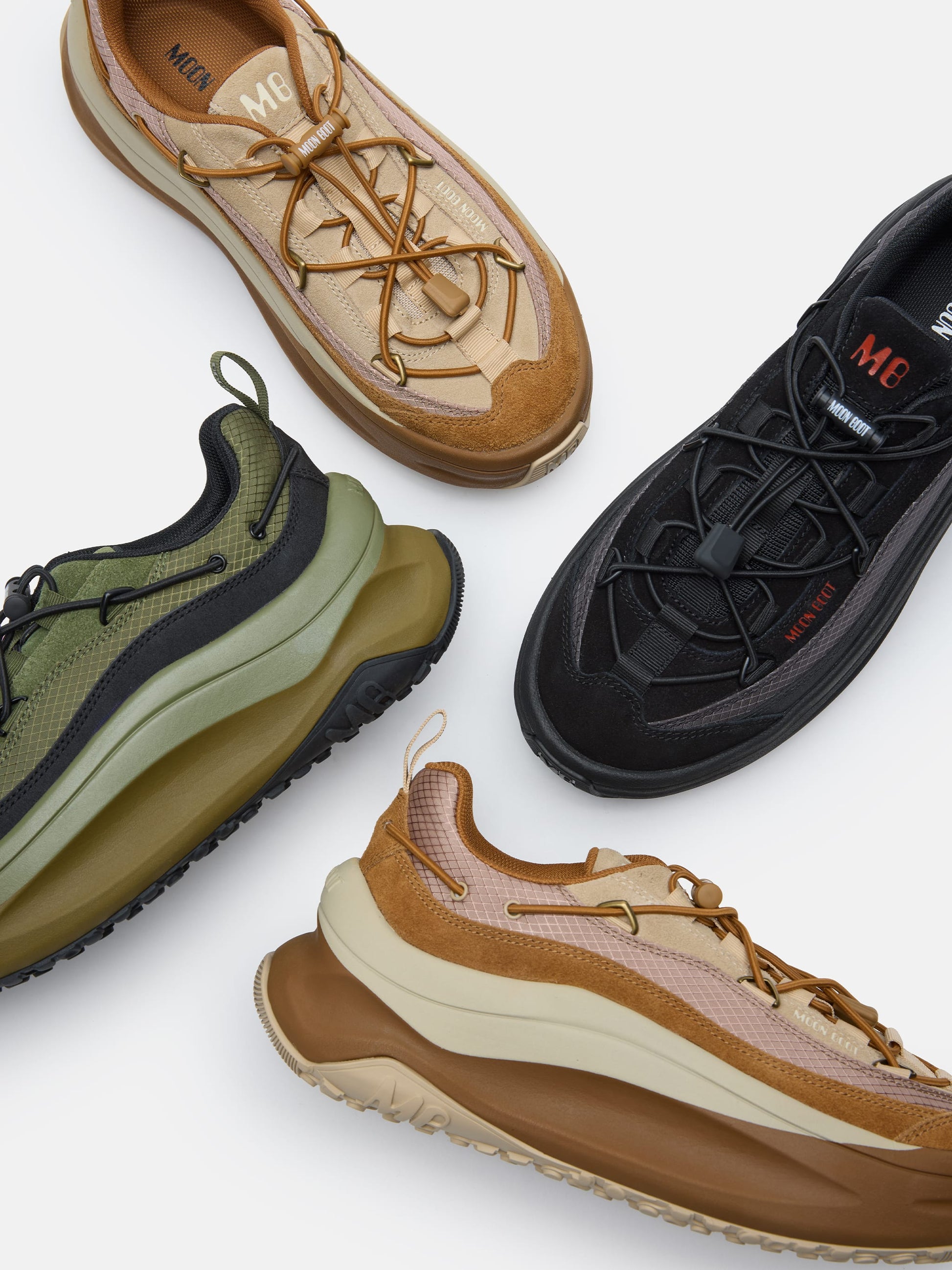 MOON BOOT MOON247 XLACE BROWN SNEAKERS