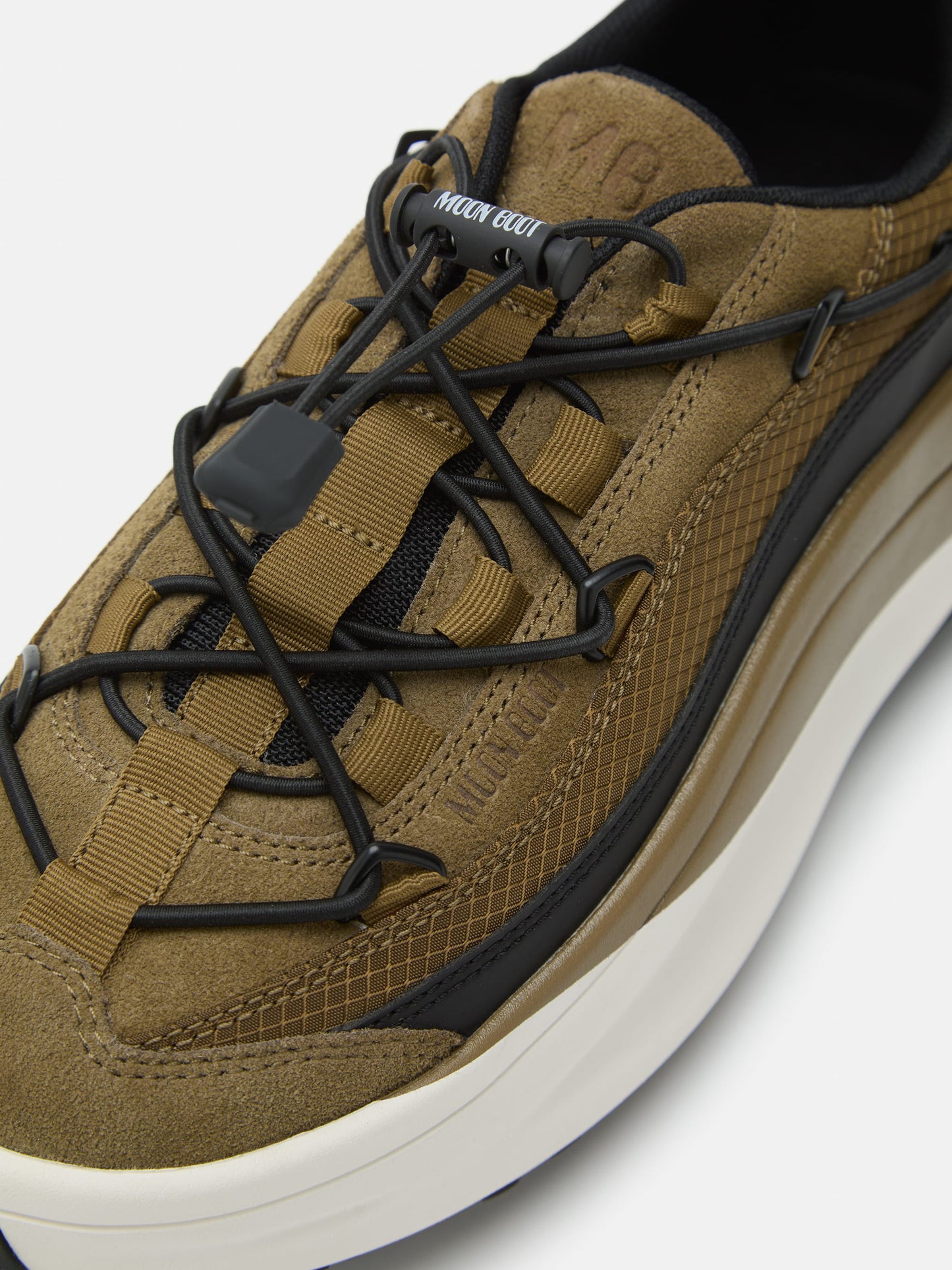 MOON BOOT MOON247 XLACE KHAKI SNEAKERS