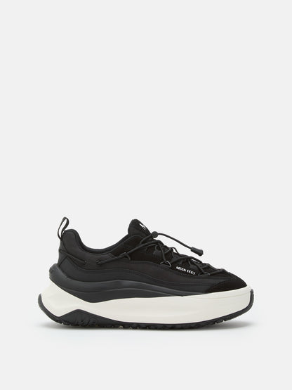 MOON BOOT MOON247 XLACE BLACK & WHITE SNEAKERS