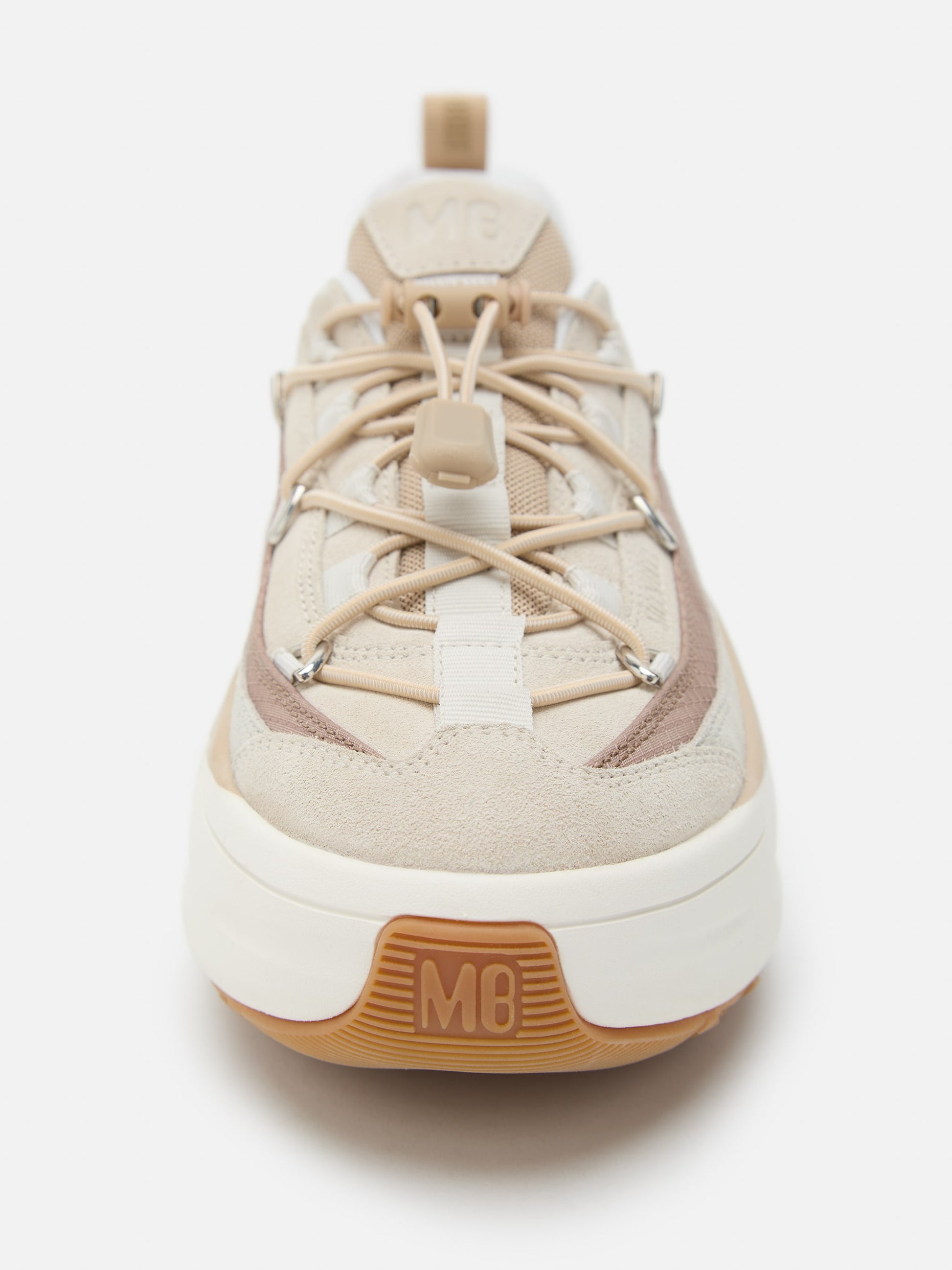 MOON BOOT MOON247 XLACE OFF WHITE & TAUPE SNEAKERS