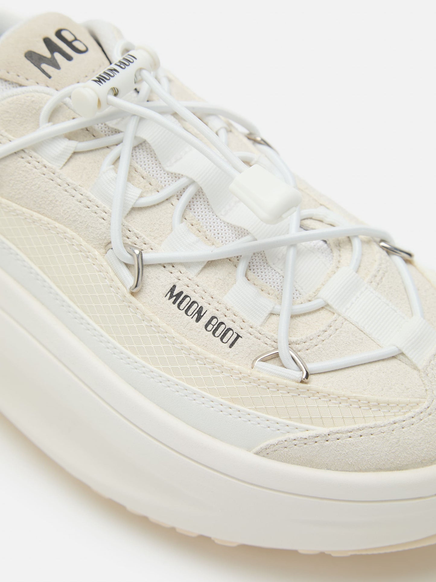 MOON BOOT MOON247 XLACE WHITE SNEAKERS