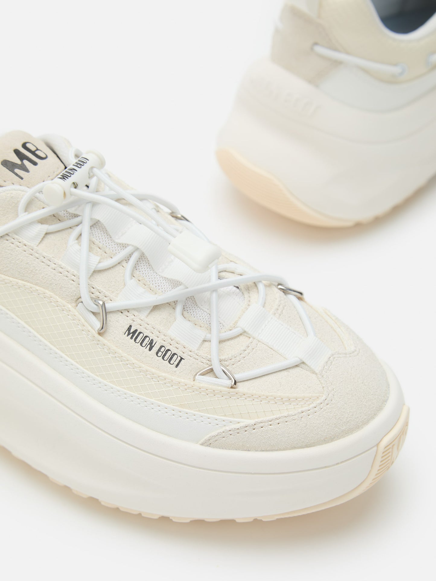 MOON BOOT MOON247 XLACE WHITE SNEAKERS