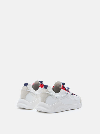 MOON BOOT MOONLIGHT WHITE, BLUE & RED SNEAKERS