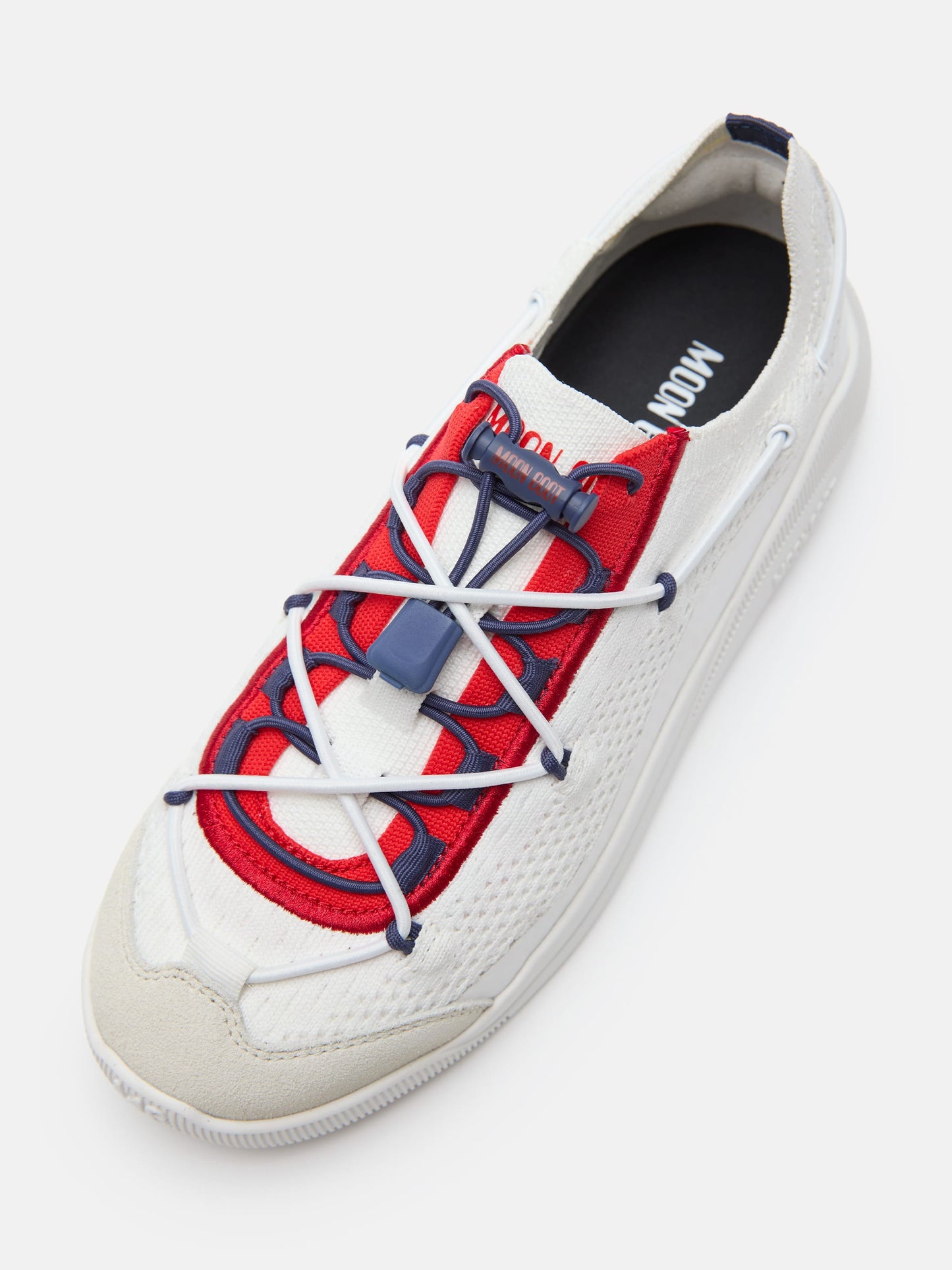 MOON BOOT MOONLIGHT WHITE, BLUE & RED SNEAKERS