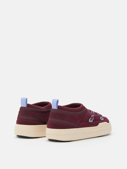 MOON BOOT PARK ICON SUEDE BURGUNDY SNEAKERS
