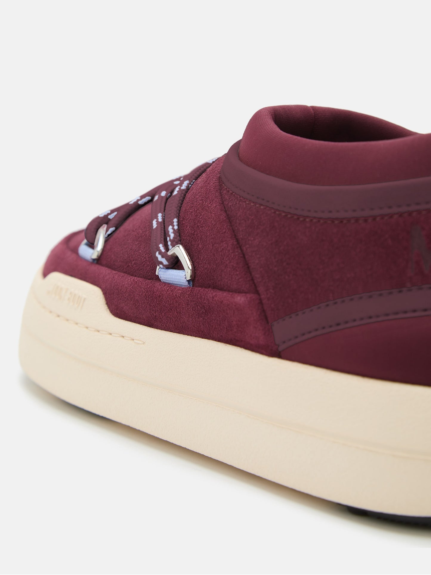 MOON BOOT PARK ICON SUEDE BURGUNDY SNEAKERS