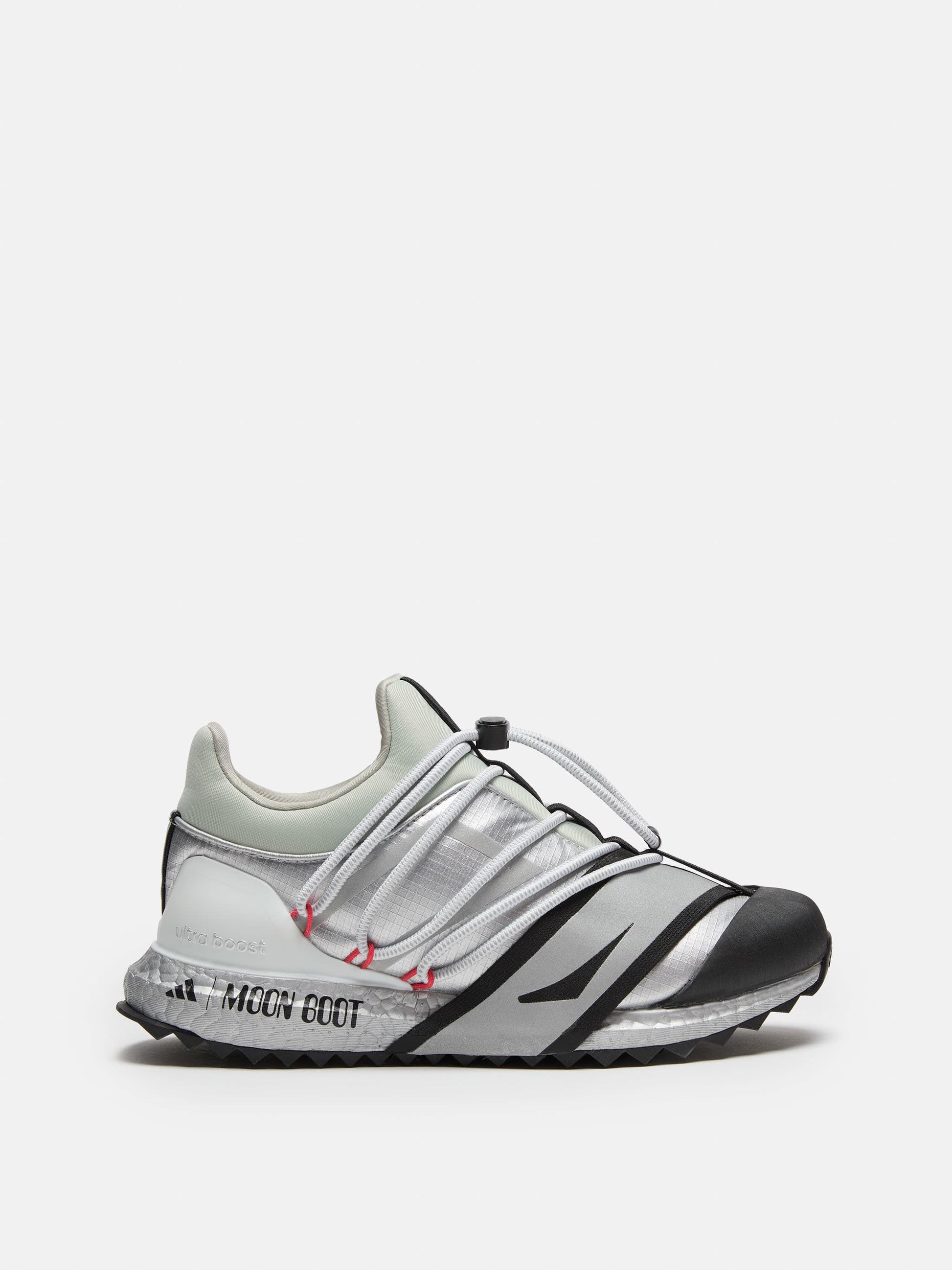 MOON BOOT ADIDAS X MOON BOOT MATTE SILVER ULTRABOOST 1.0 LOW-TOP SNEAKERS