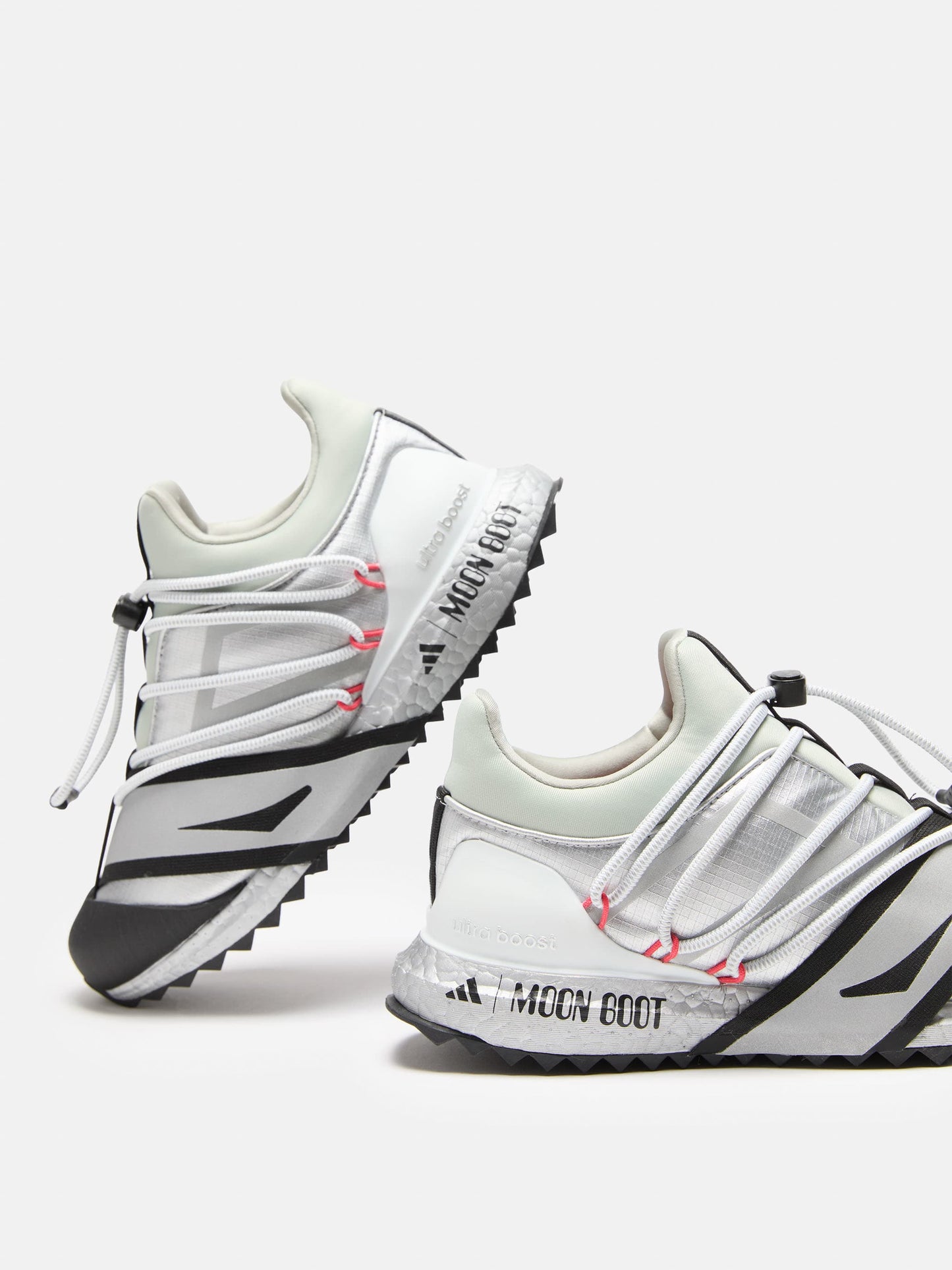 MOON BOOT ADIDAS X MOON BOOT MATTE SILVER ULTRABOOST 1.0 LOW-TOP SNEAKERS