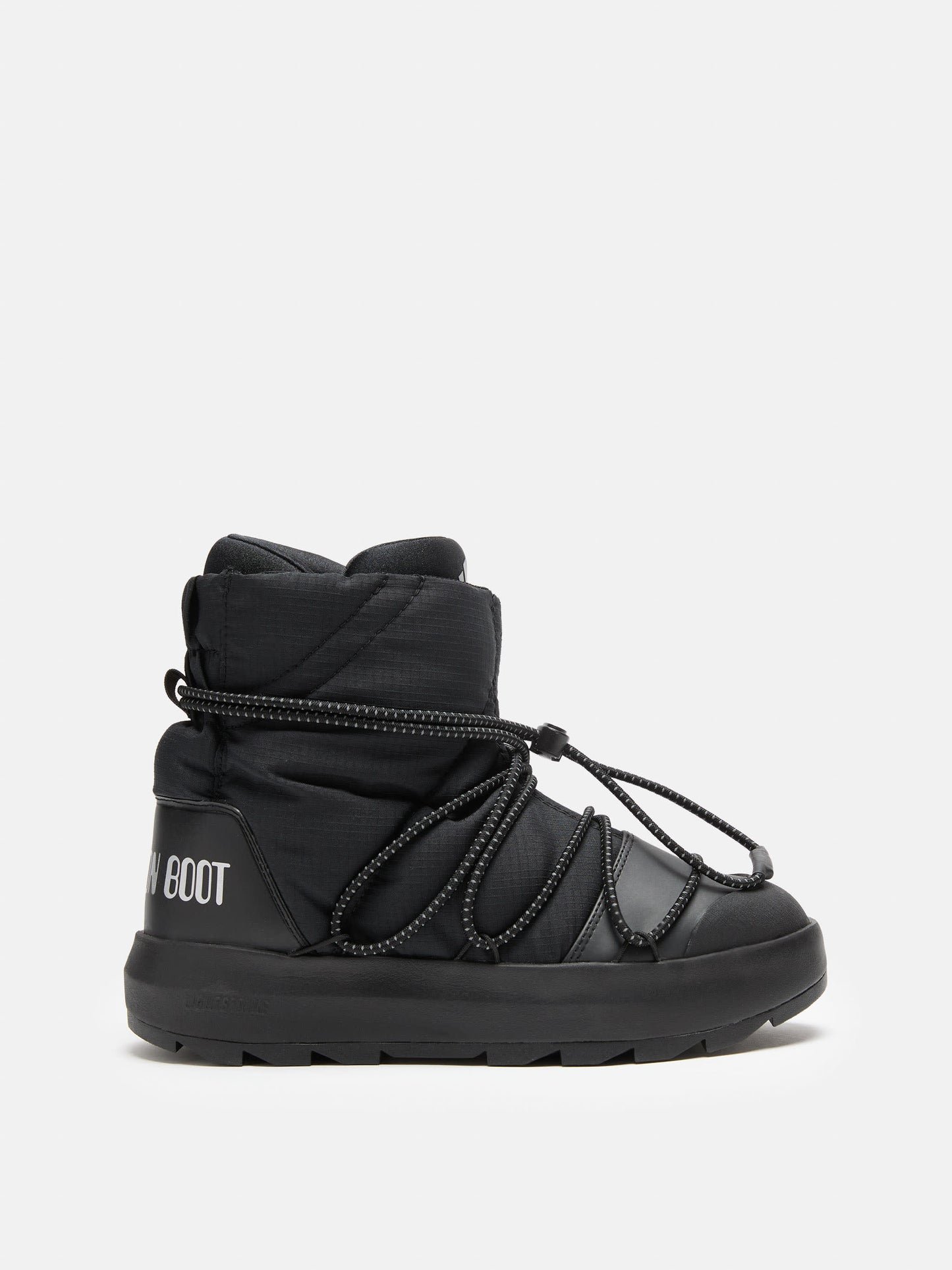 MOON BOOT ADIDAS X MOON BOOT BLACK ACE MID-TOP SNEAKERS