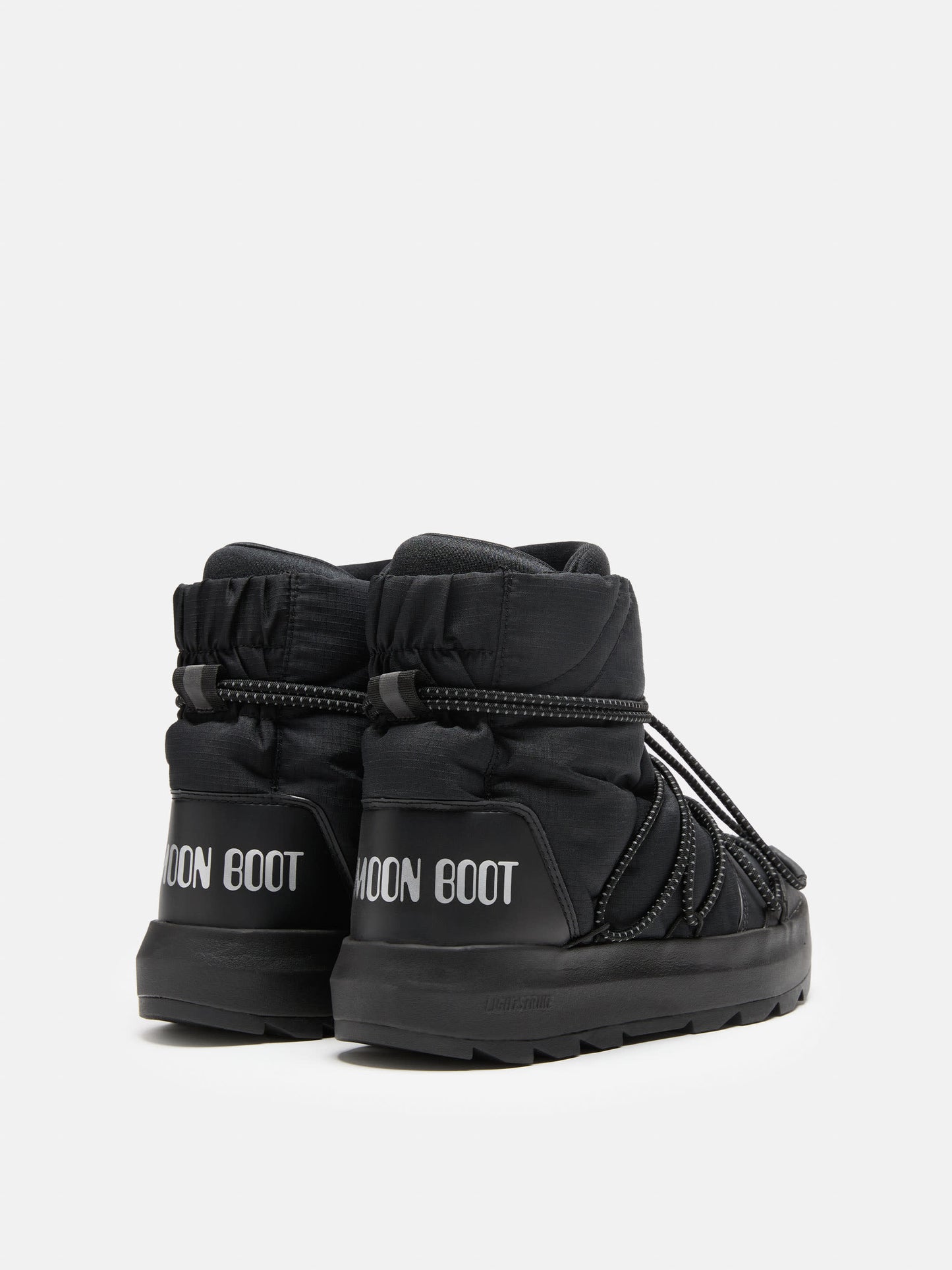MOON BOOT ADIDAS X MOON BOOT BLACK ACE MID-TOP SNEAKERS