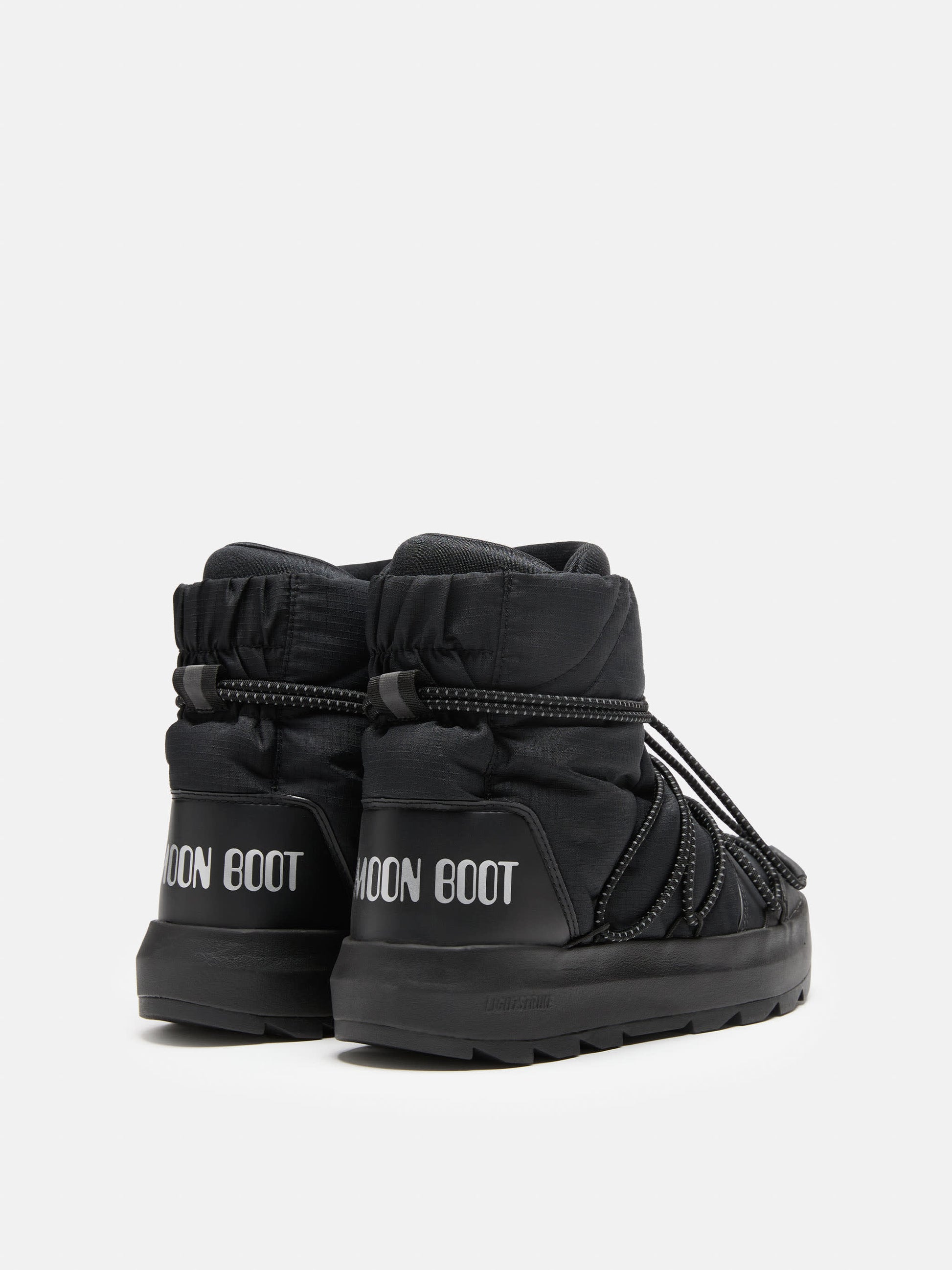 MOON BOOT ADIDAS X MOON BOOT BLACK ACE MID-TOP SNEAKERS