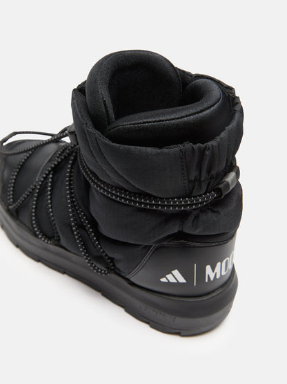 MOON BOOT ADIDAS X MOON BOOT BLACK ACE MID-TOP SNEAKERS
