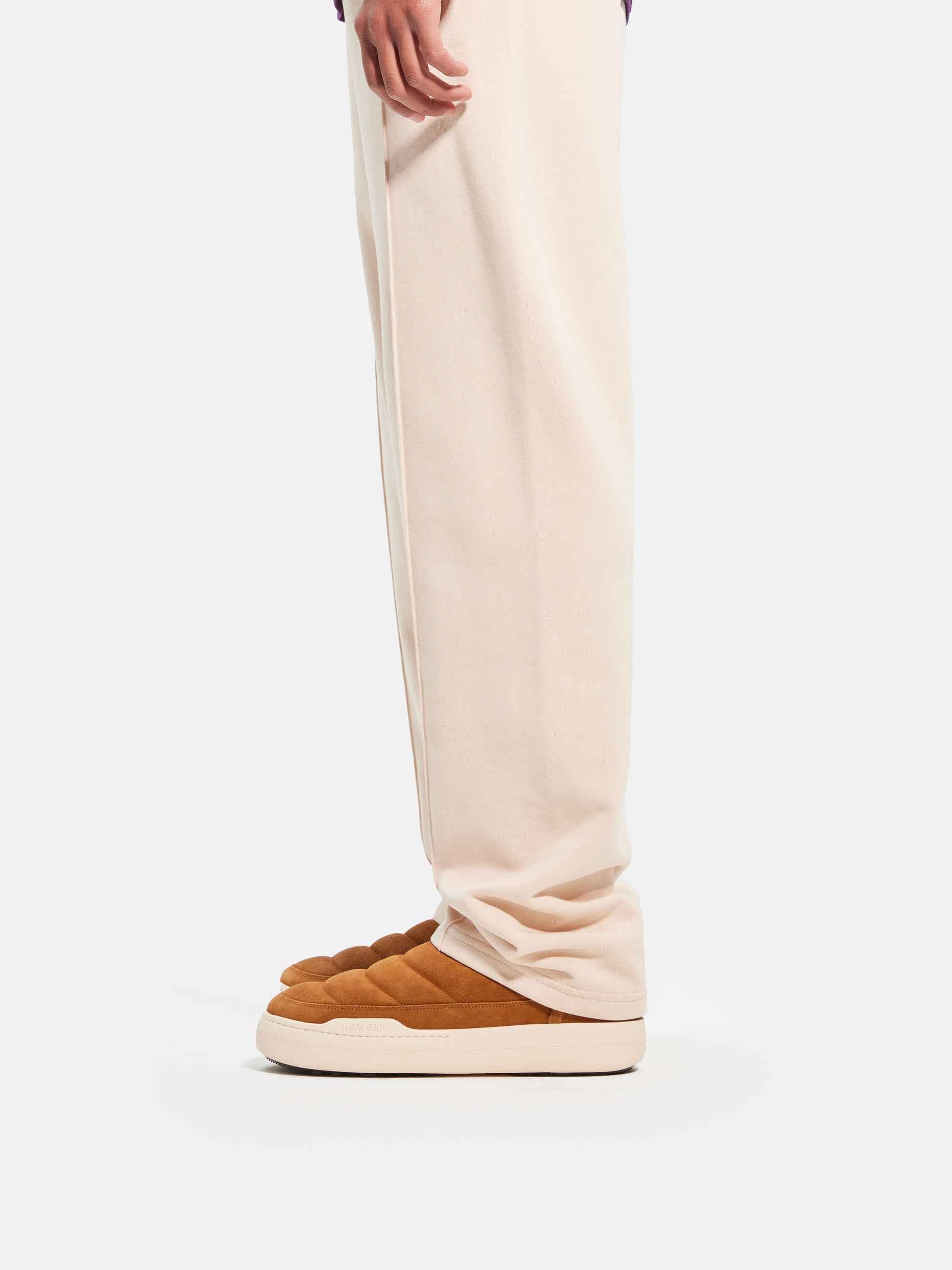 MOON BOOT PARK SOFT BROWN SUEDE SNEAKERS