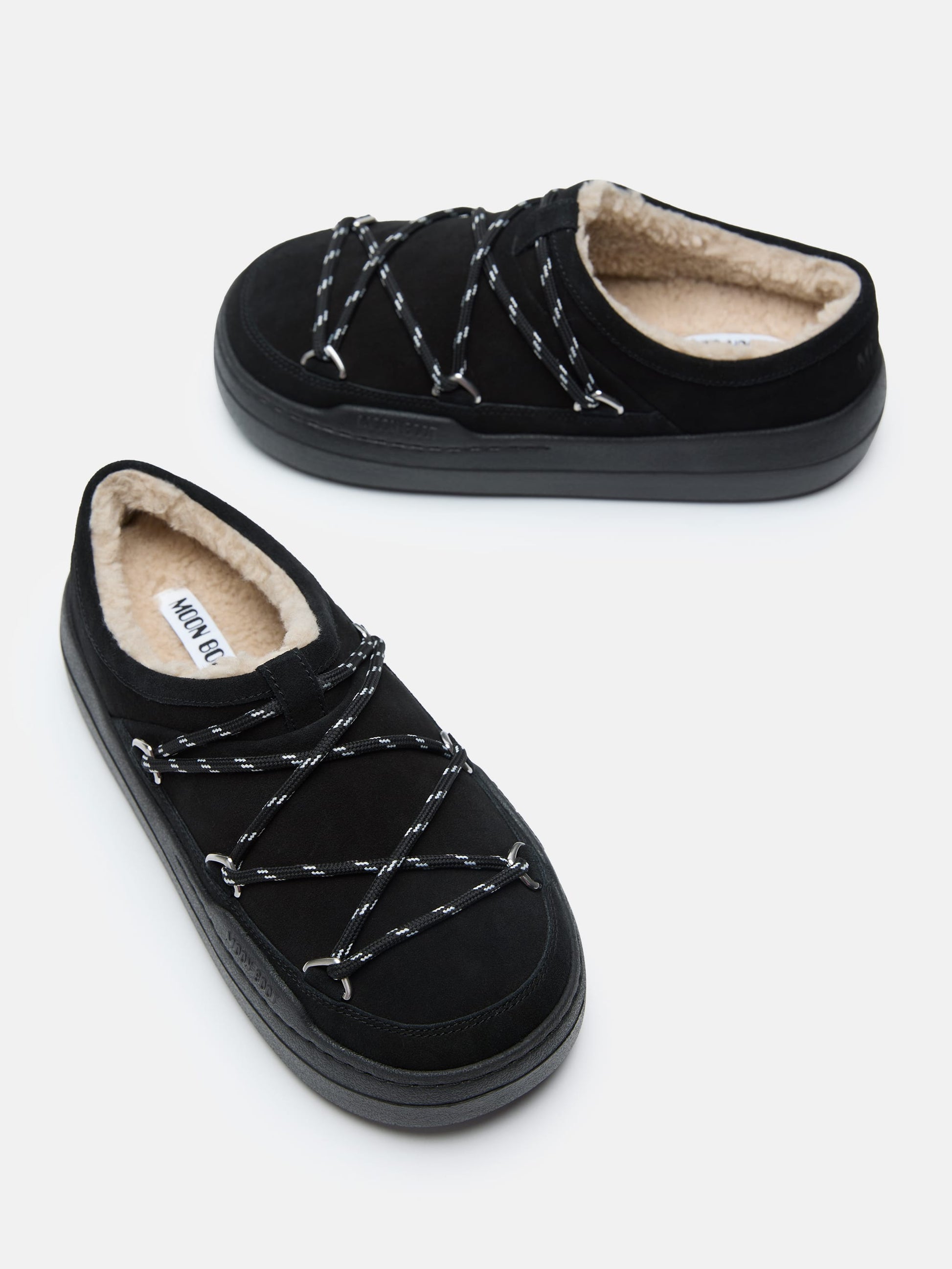 MOON BOOT PARK SLIPPER BLACK