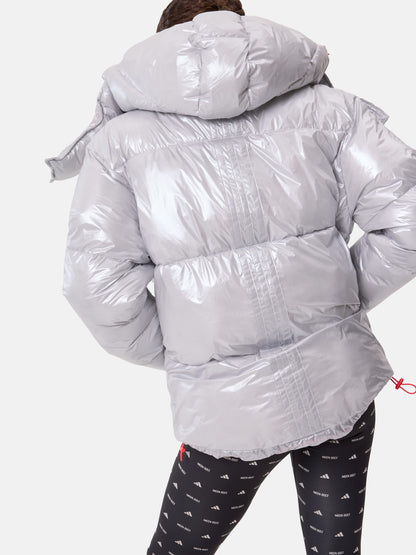 MOON BOOT ADIDAS X MOON BOOT SILVER PUFFER JACKET