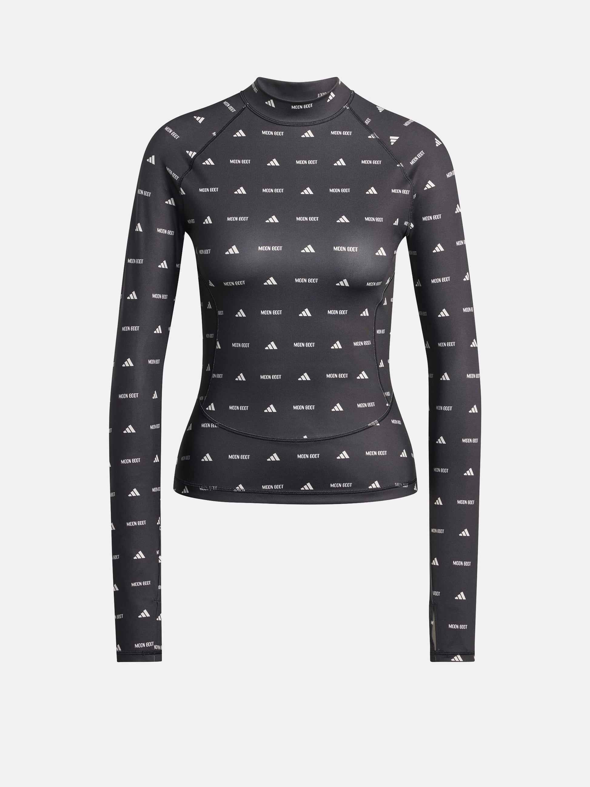 MOON BOOT ADIDAS X MOON BOOT BLACK LONG SLEEVE TOP