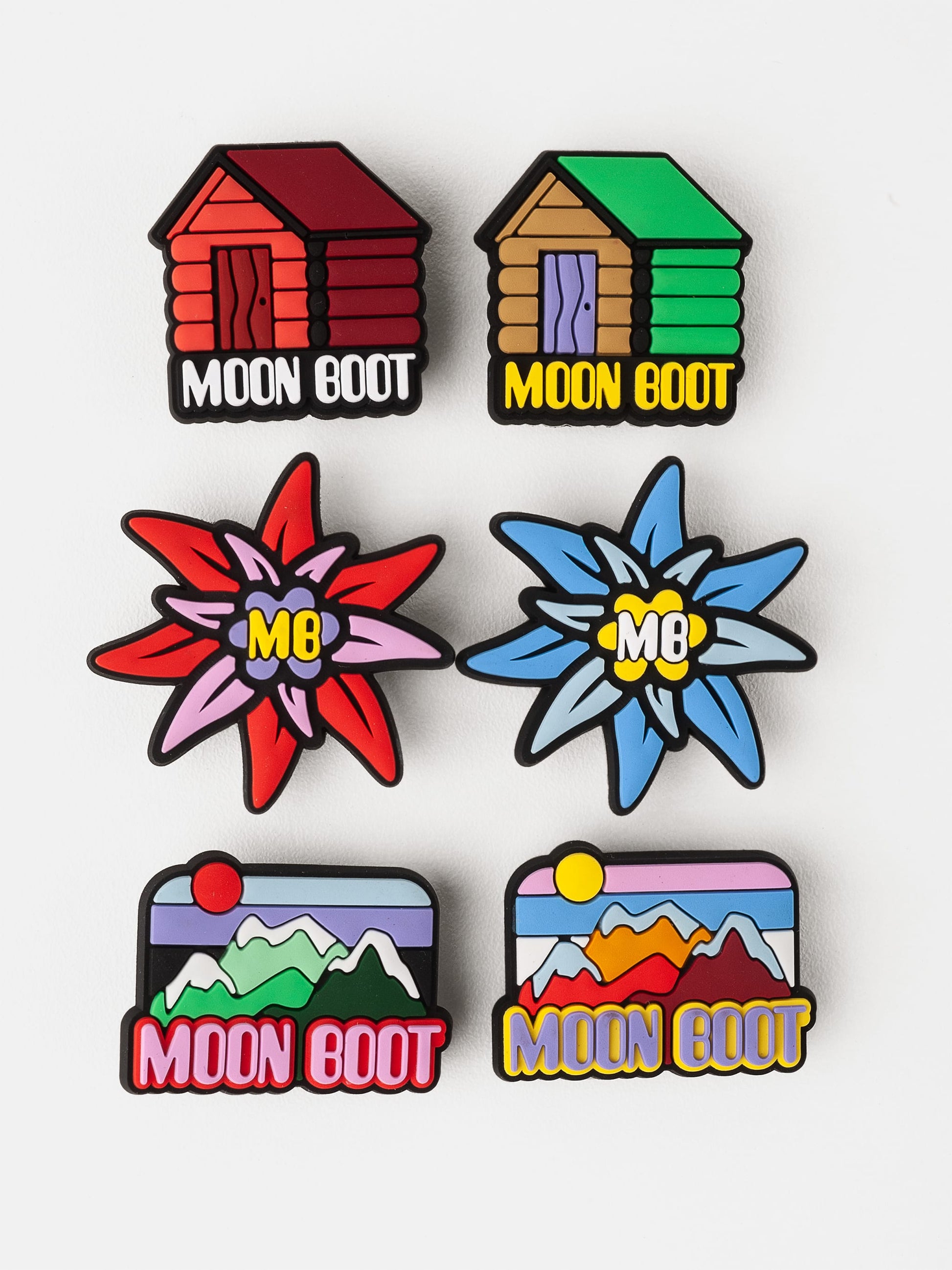 MOON BOOT SHOE CHARM SET MOUNTAIN
