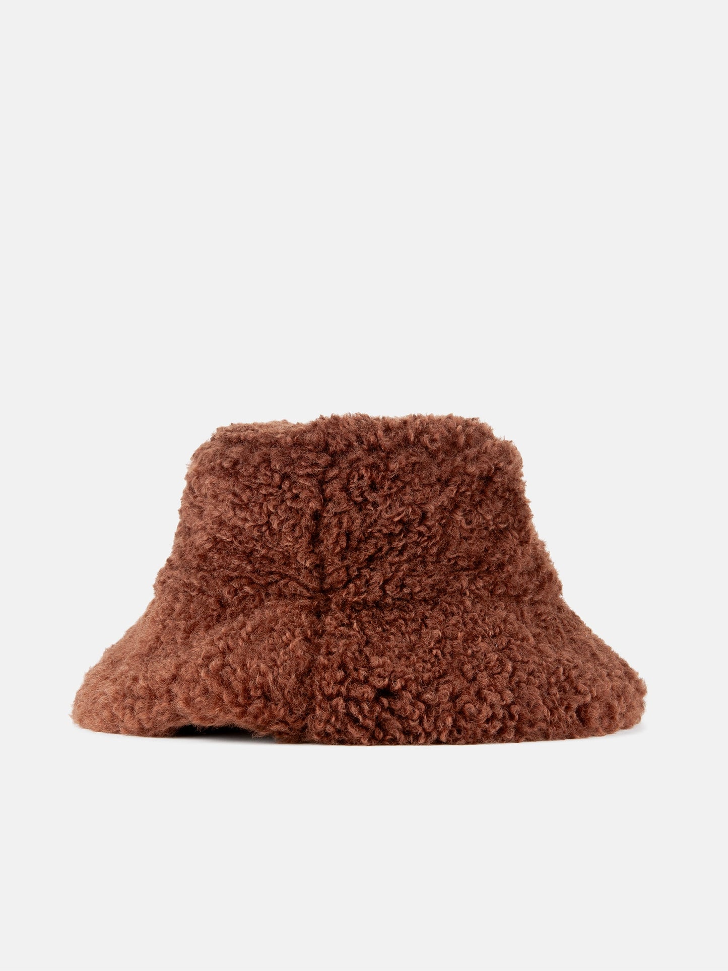 MOON BOOT BROWN FURRY BUCKET HAT