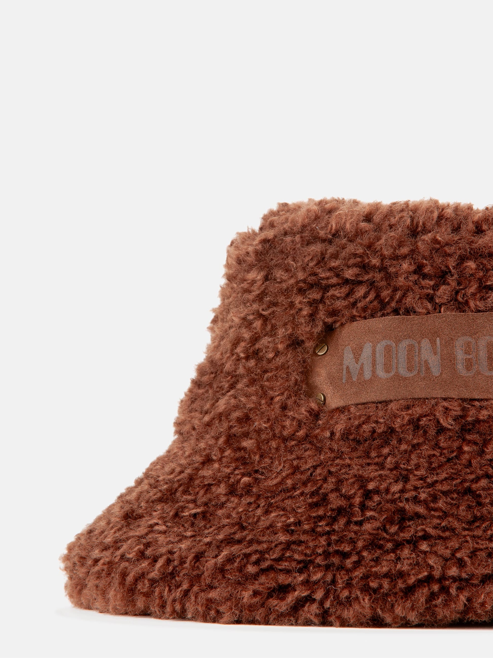 MOON BOOT BROWN FURRY BUCKET HAT