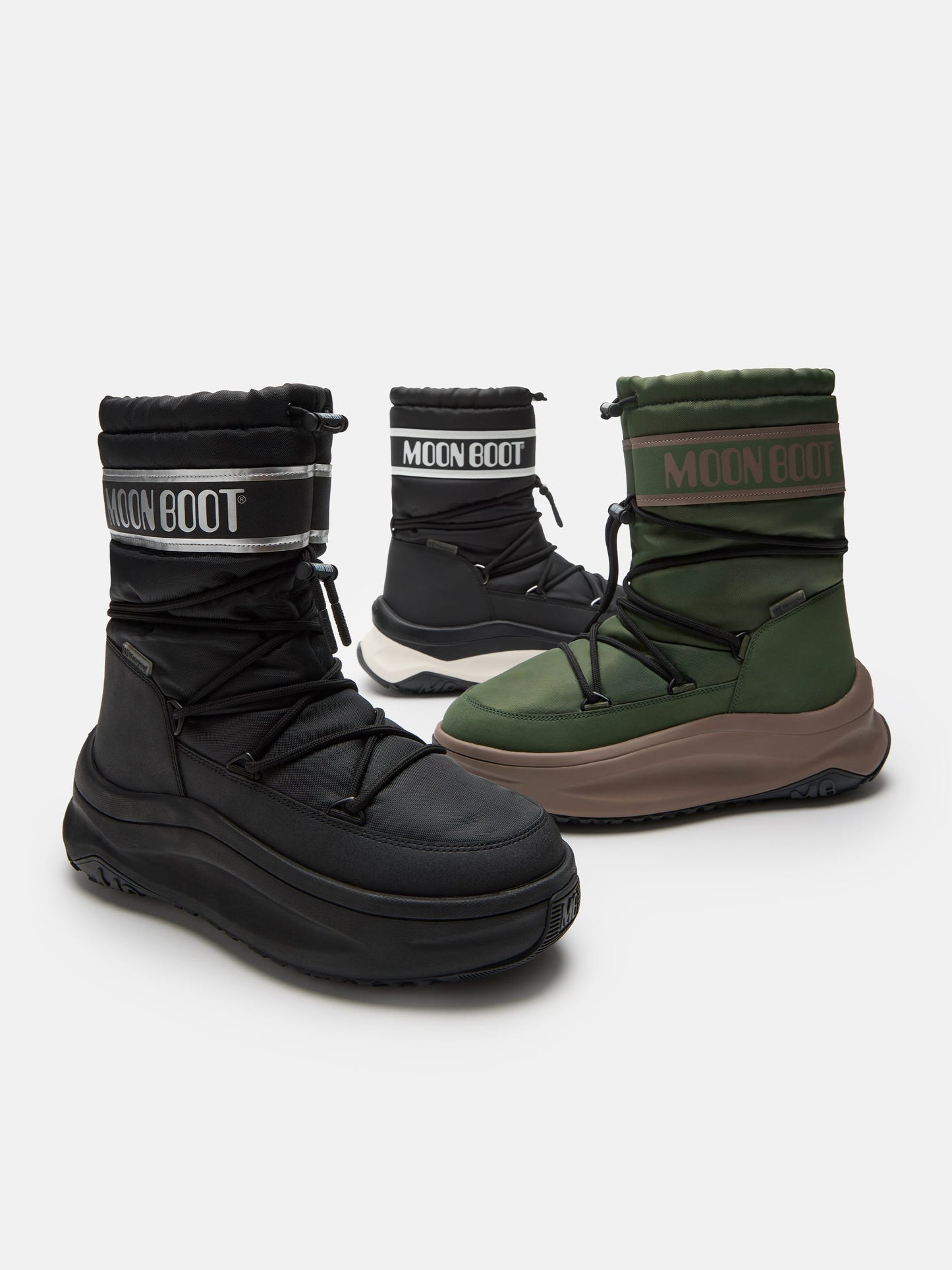 MOON BOOT MOON247 BLACK POLAR BOOTS
