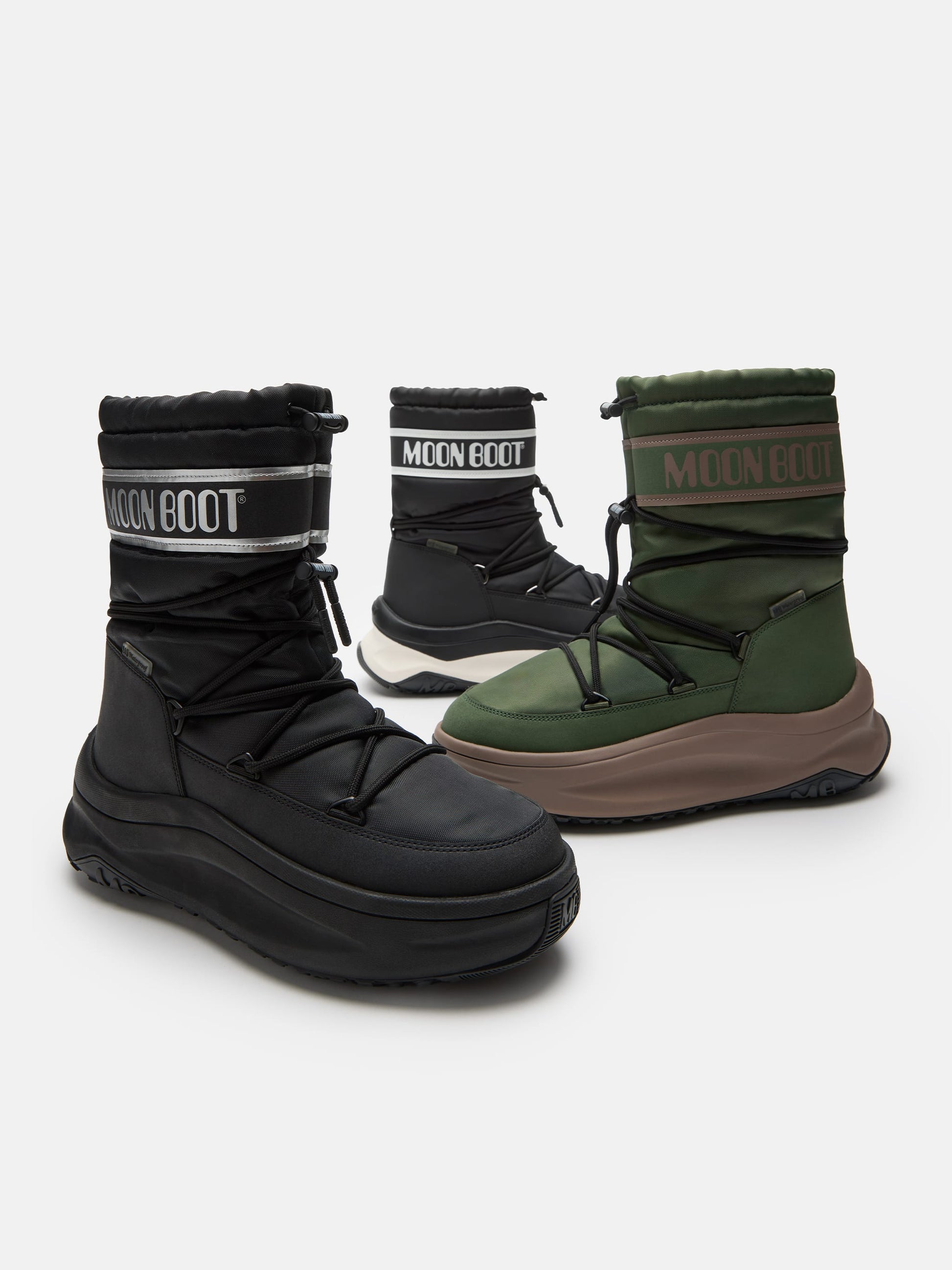 MOON BOOT MOON247 BLACK POLAR BOOTS